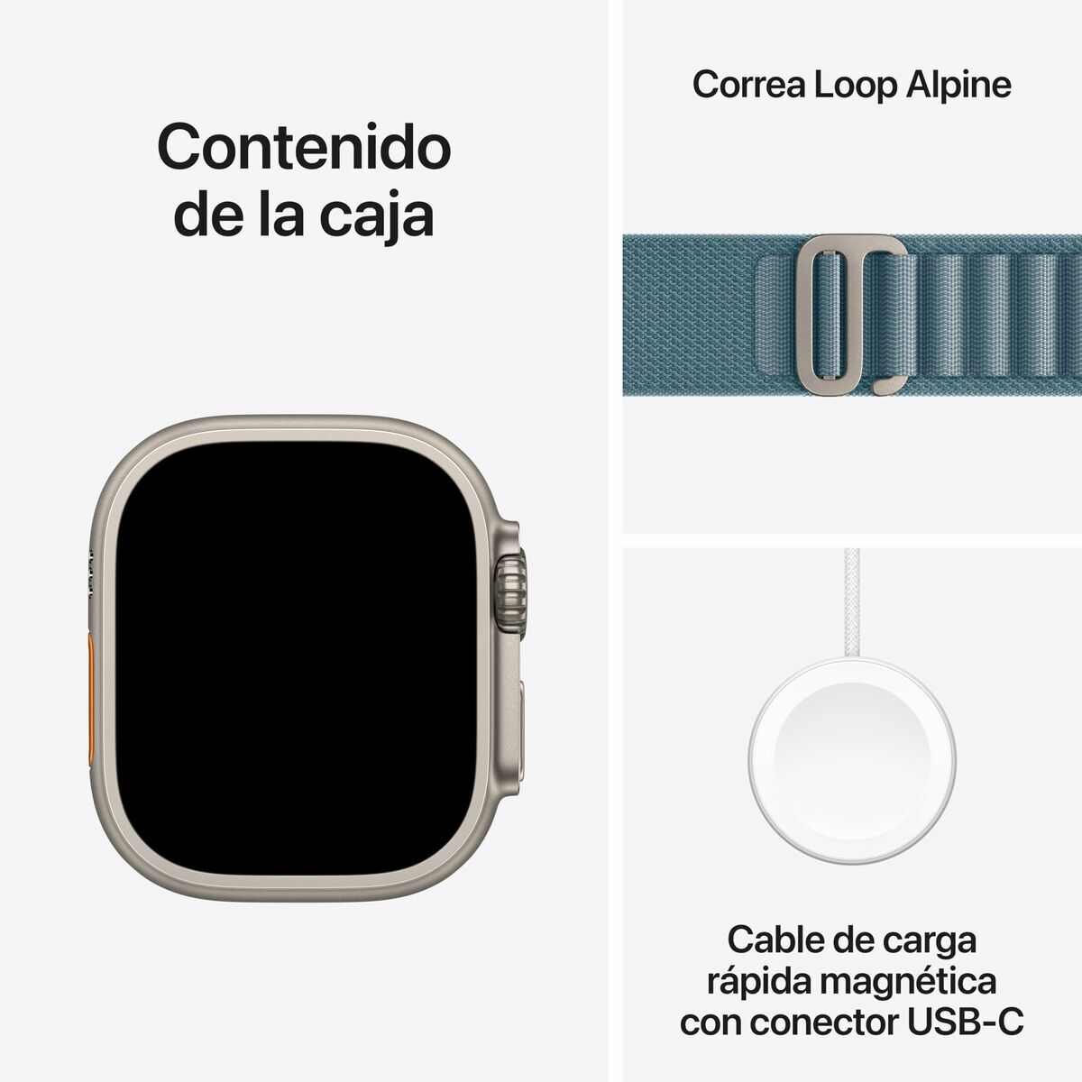 Smartwatch Apple MEWP4QL/A Titanium 49 mm-1