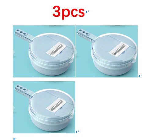 8 In 1 Mandoline Slicer Vegetable Slicer Potato Peeler Carrot Onion Grater With Strainer Vegetable Cutter Kitchen Accessories - Planet Store 123