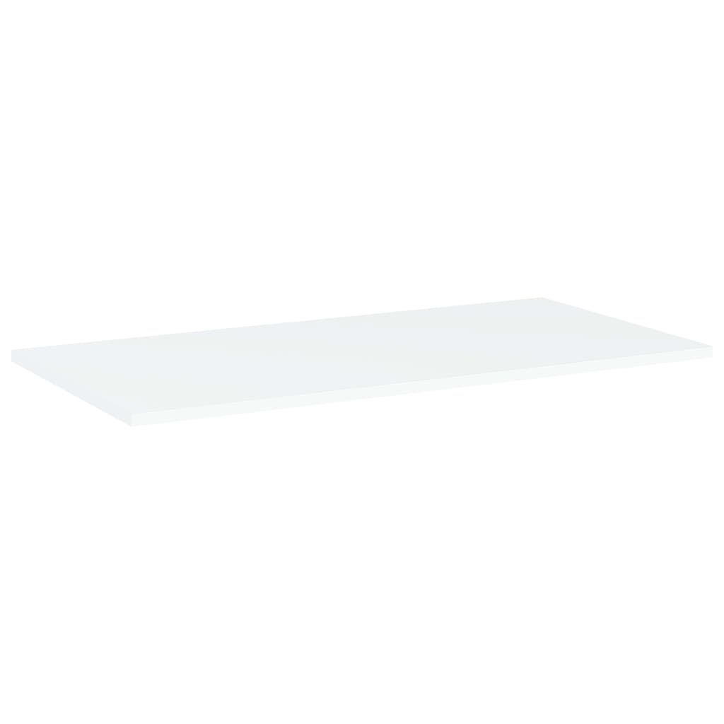 NNEVL Bookshelf Boards 4 pcs White 80x40x1.5 cm Chipboard