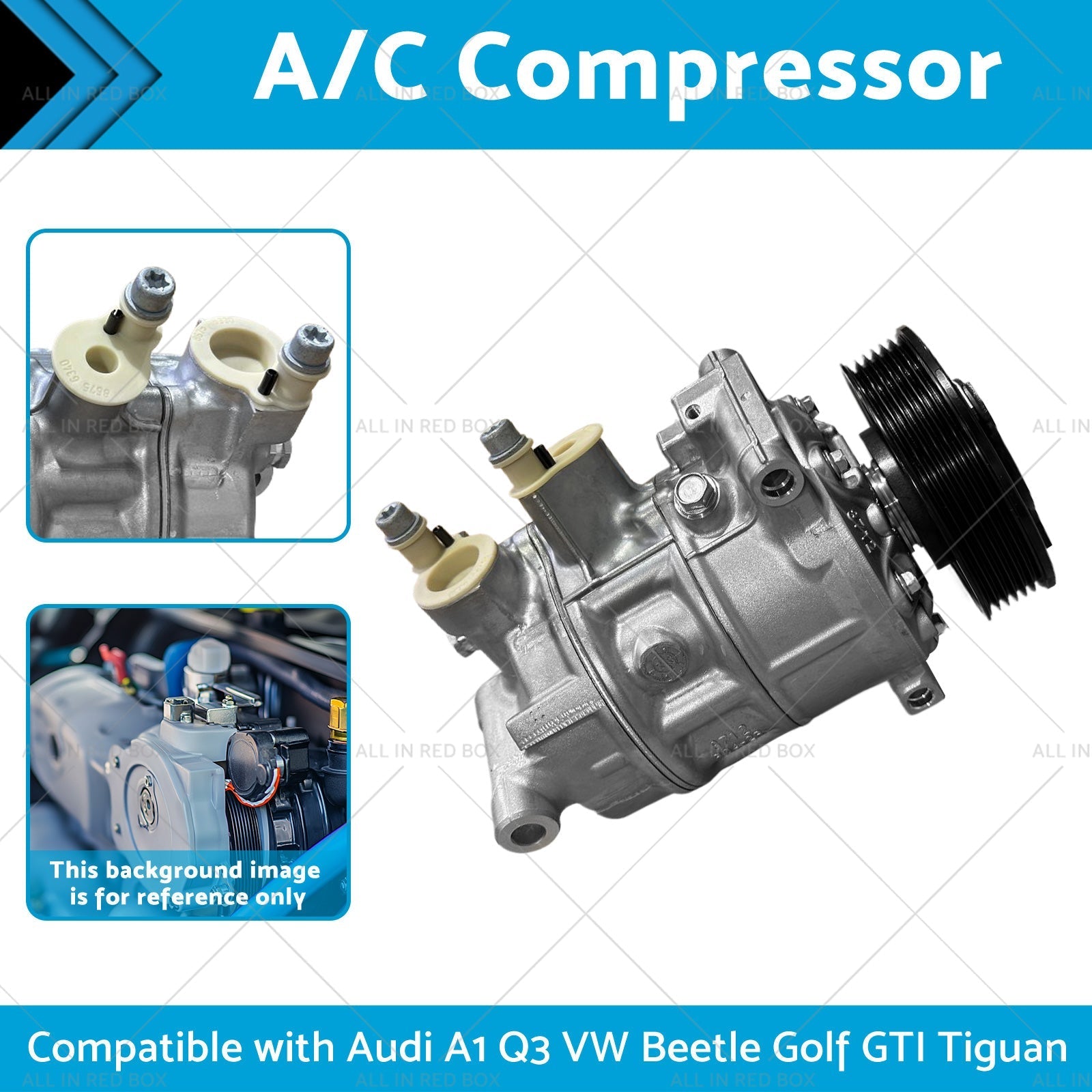 A or C Compressor Suitable for Audi A1 Q3 VW Beetle Golf GTI Tiguan 5Q0820803Q - Planet Store 123