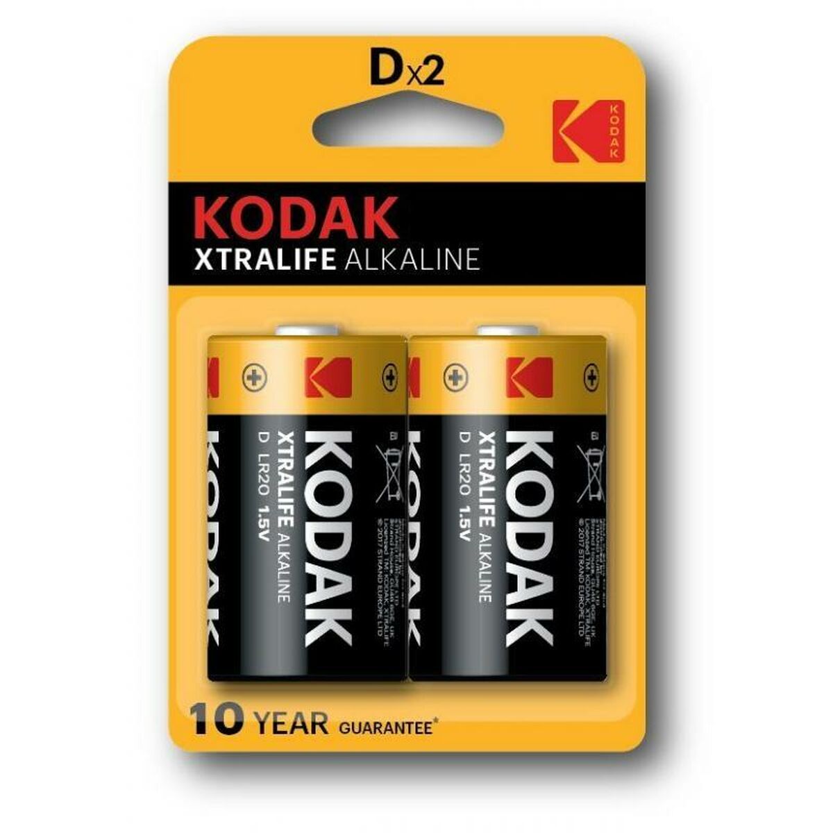 Alkaline Batteries Kodak 1,5 V LR20 (10 Units) - Planet Store 123