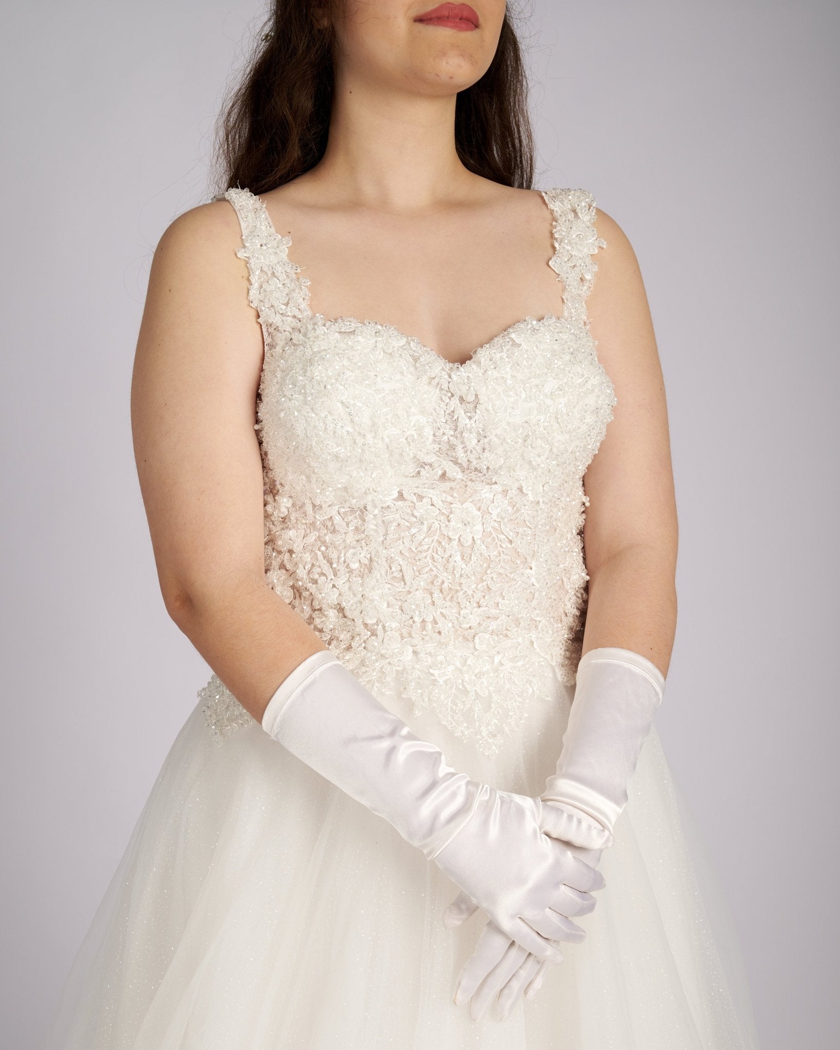 Augustine Hand Beaded Embroidery Lace with Crystals νυφικά φορεματα - Planet Store 123