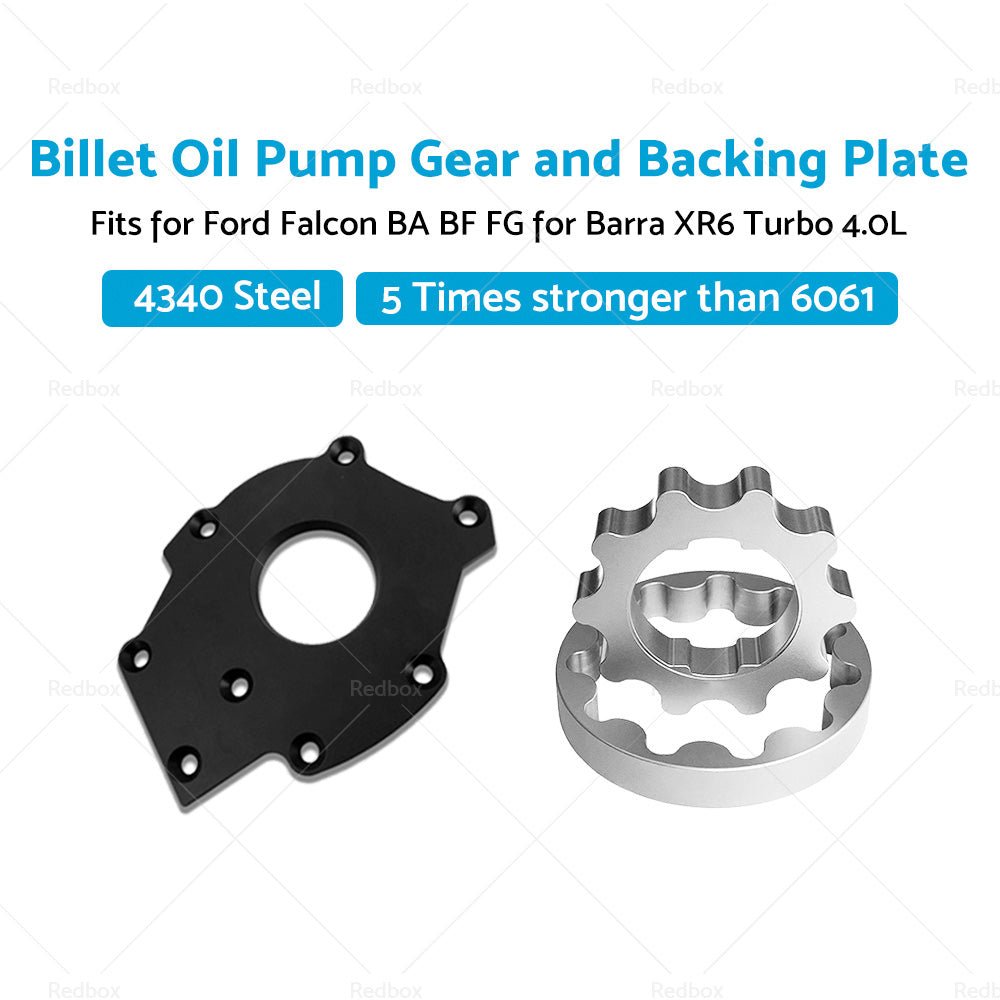 Billet Oil Pump Gears and Backing Plate Fits for Falcon BA BF FG Barra XR6 Turbo - Planet Store 123