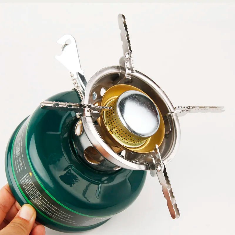 Camping Gasoline Oil Stove with Silencer Green - Planet Store 123