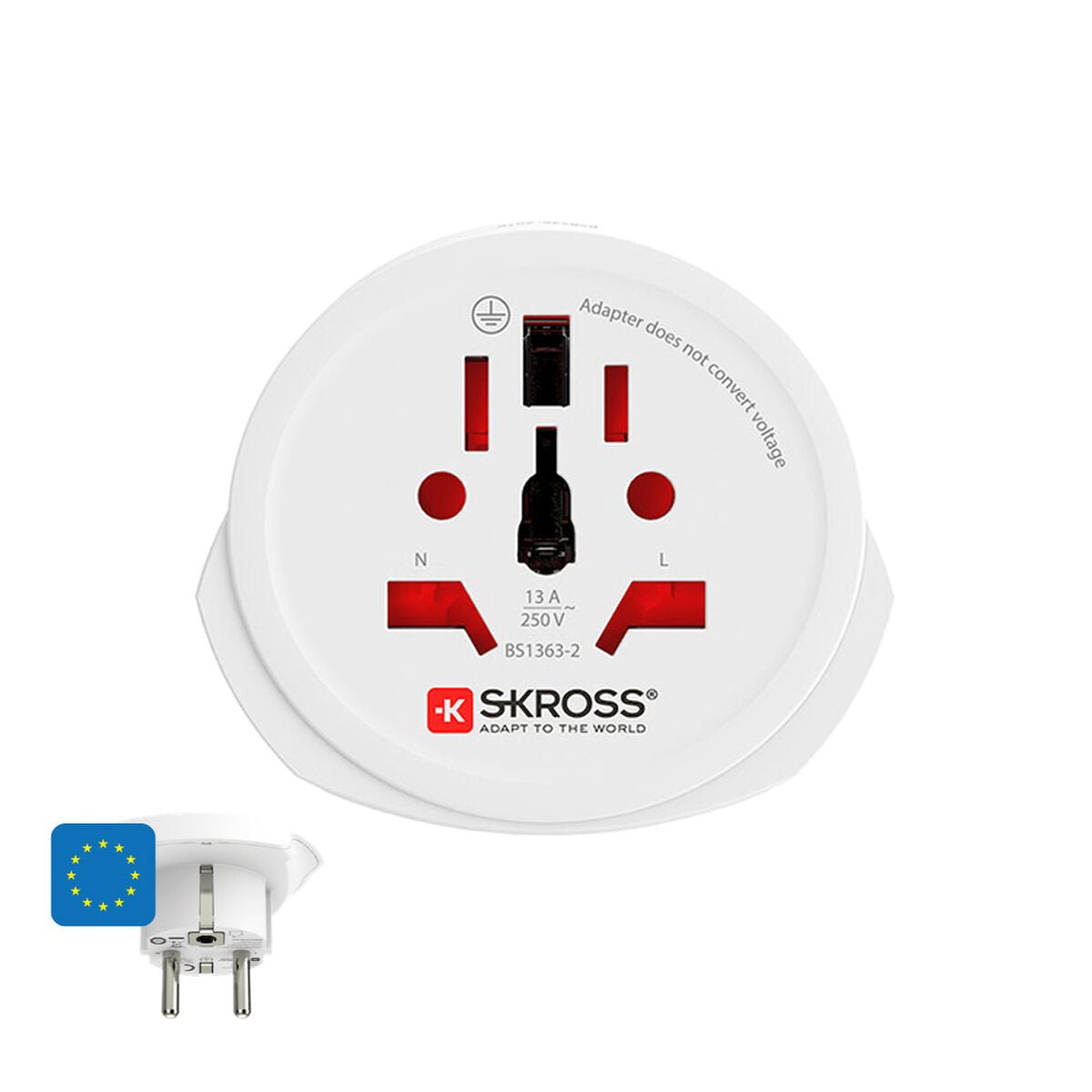 Current Adaptor Skross 1500211 - E European International - Planet Store 123