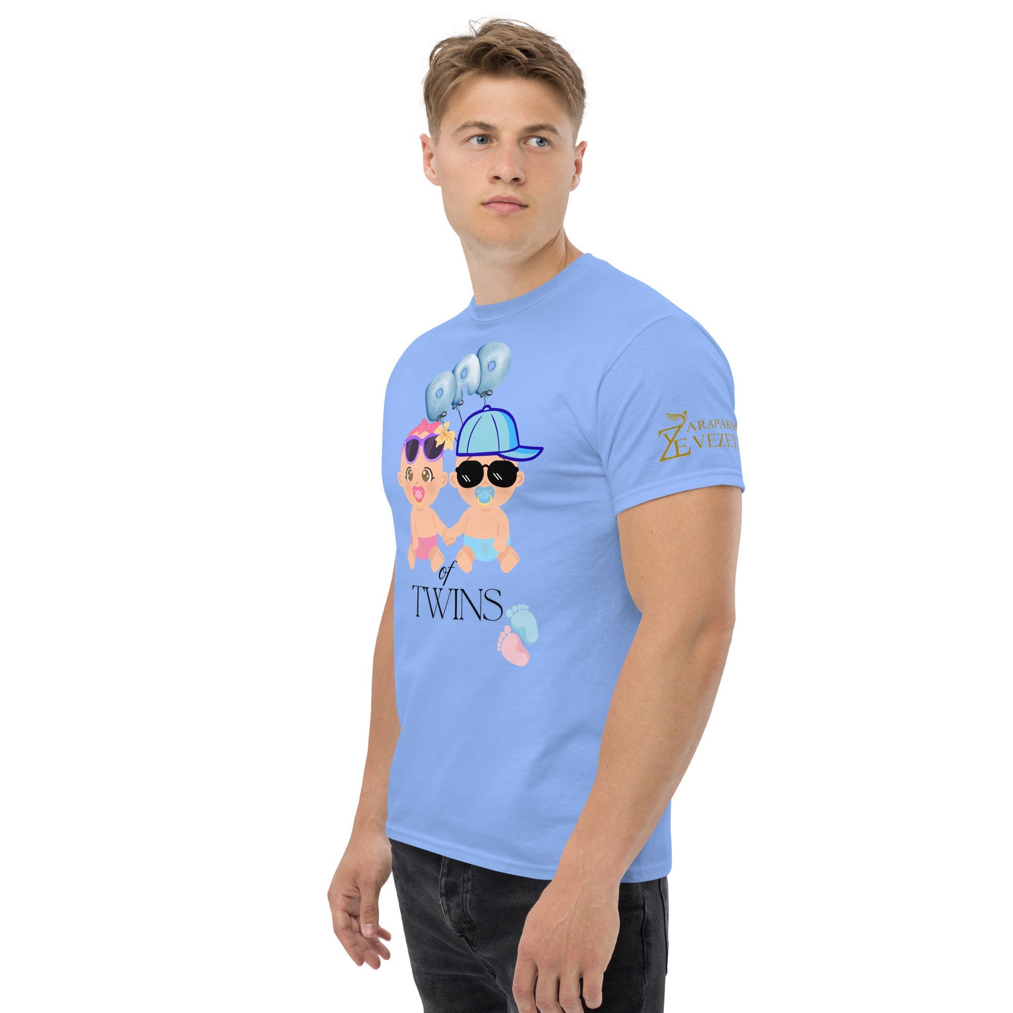 Dad of Twins T Shirt - Planet Store 123