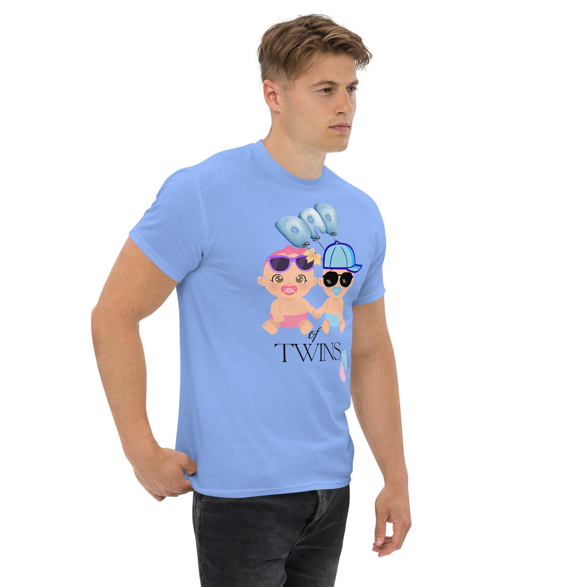 Dad of Twins T Shirt - Planet Store 123