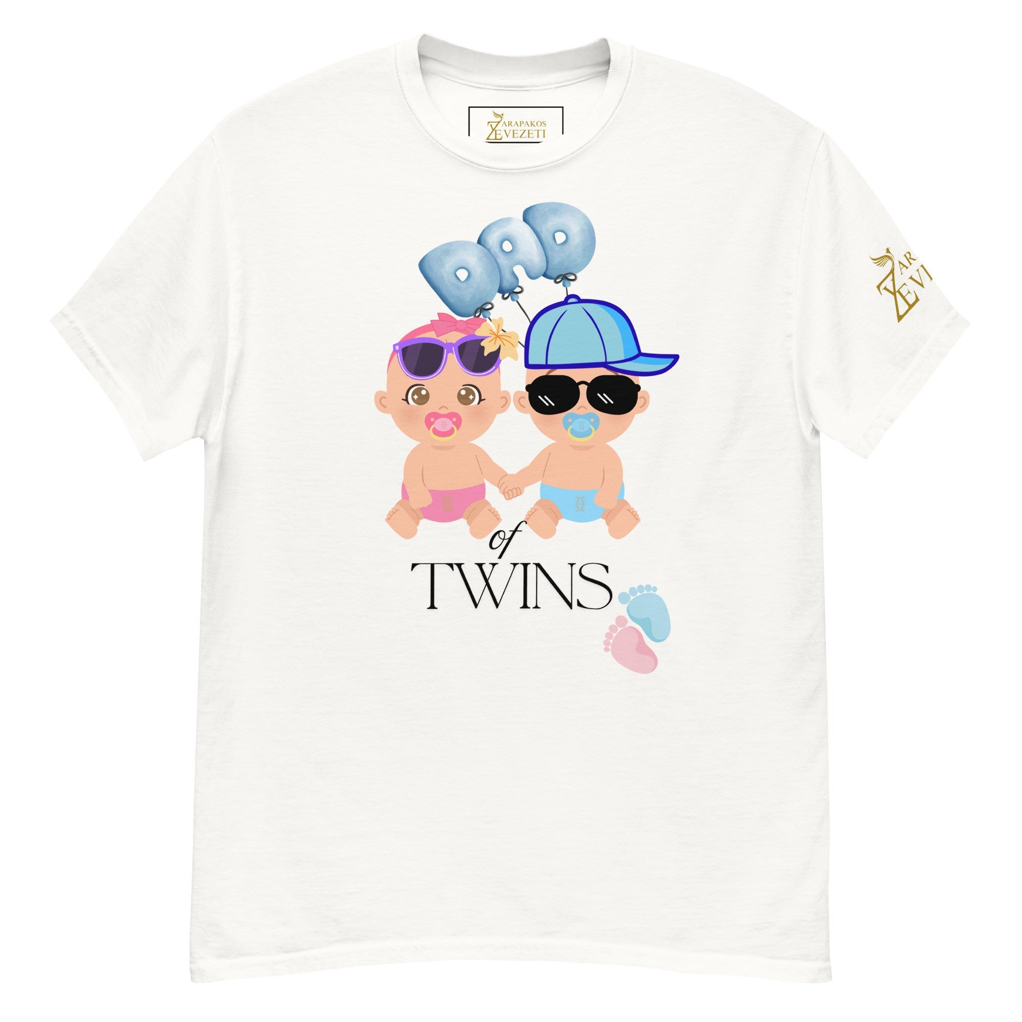 Dad of Twins T Shirt - Planet Store 123