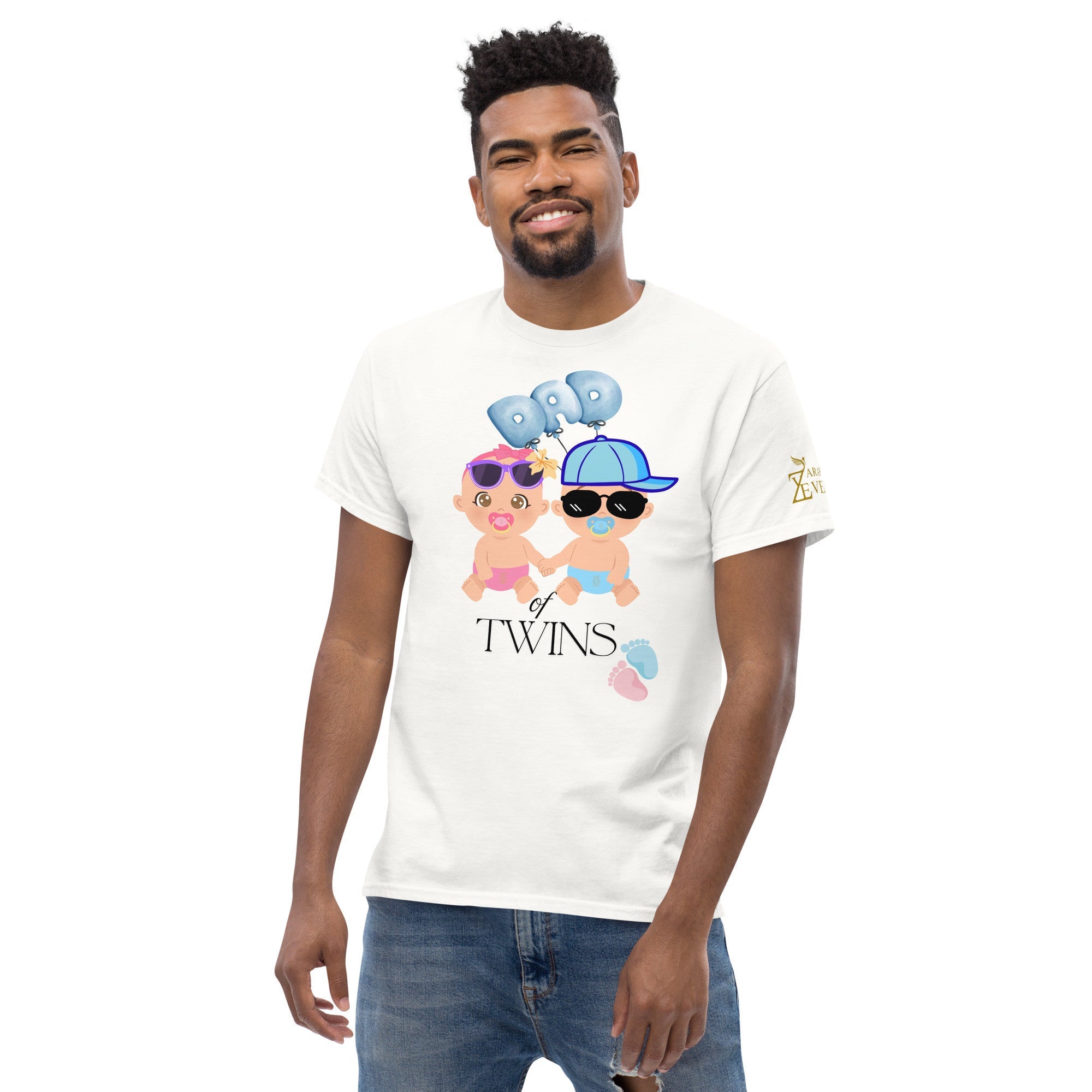 Dad of Twins T Shirt - Planet Store 123