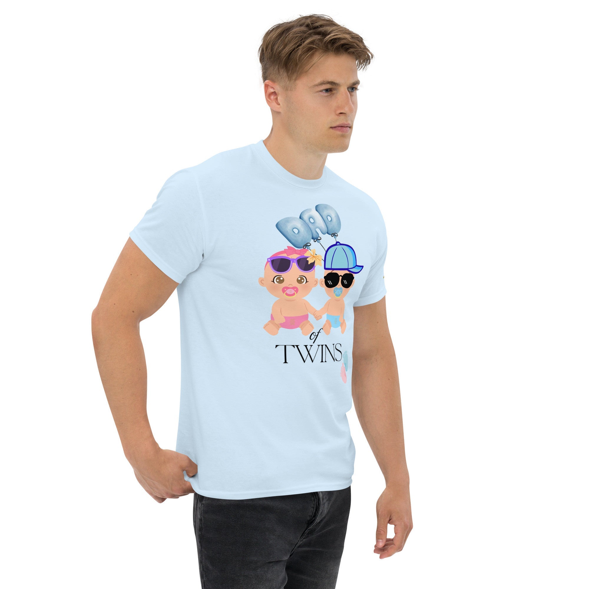 Dad of Twins T Shirt - Planet Store 123