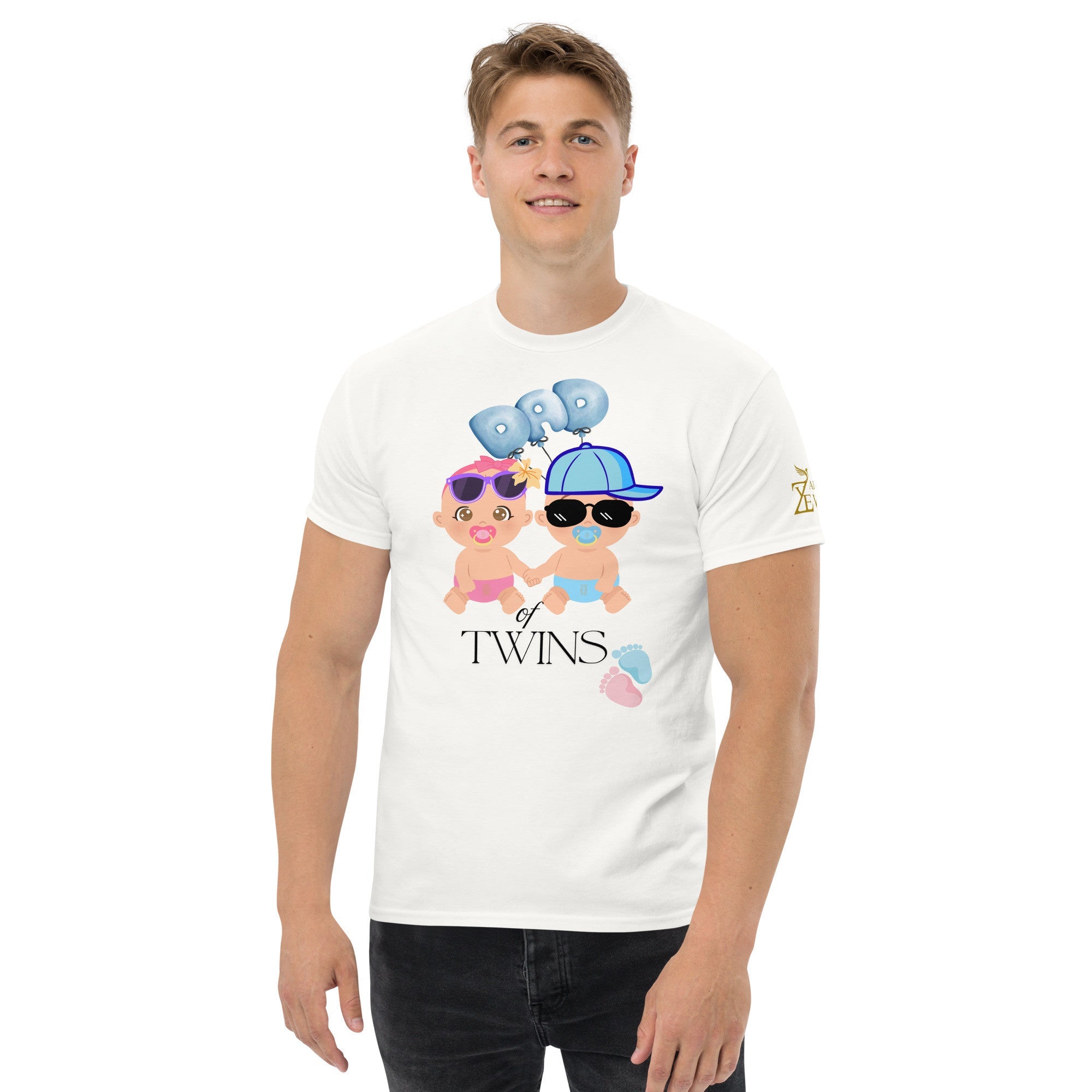 Dad of Twins T Shirt - Planet Store 123