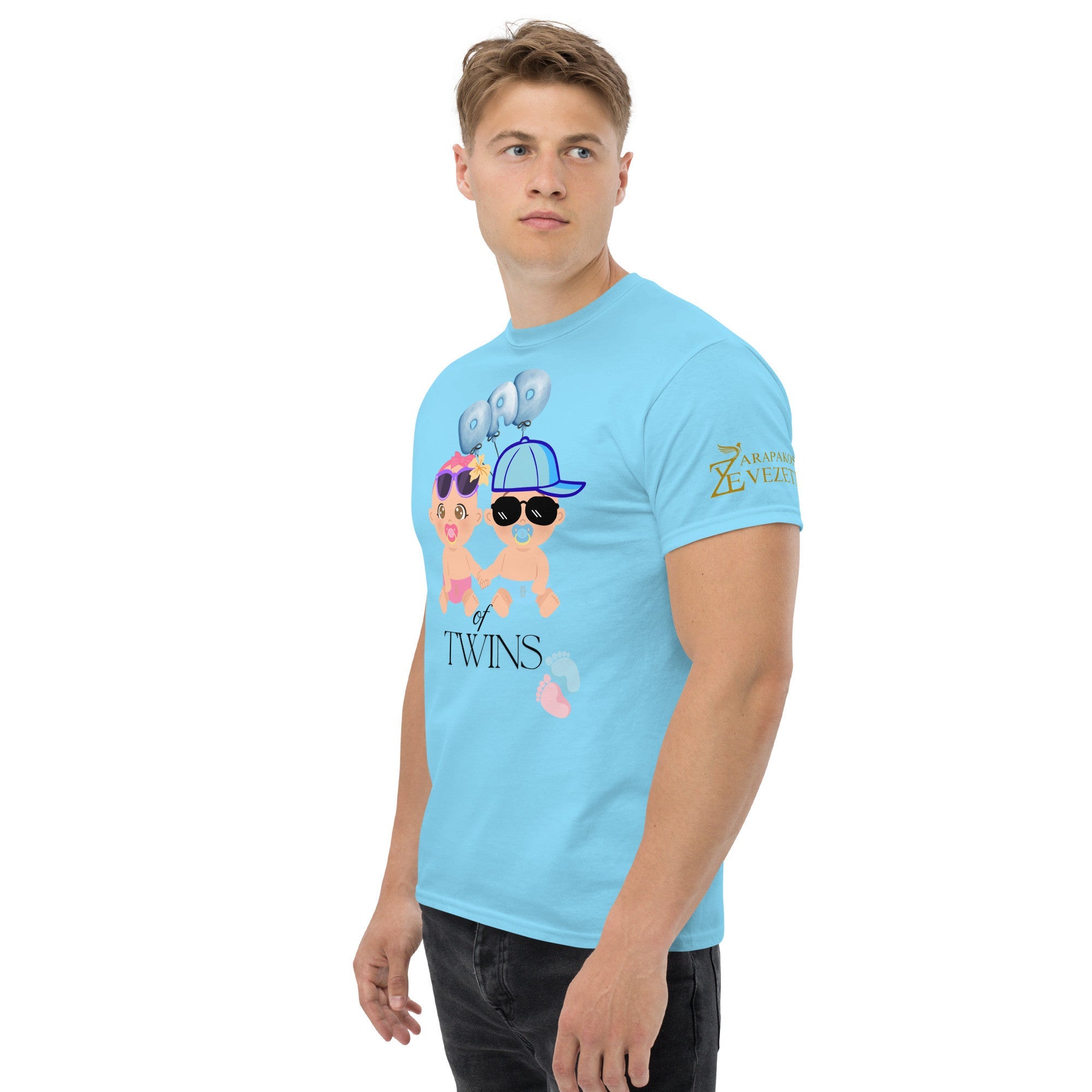 Dad of Twins T Shirt - Planet Store 123