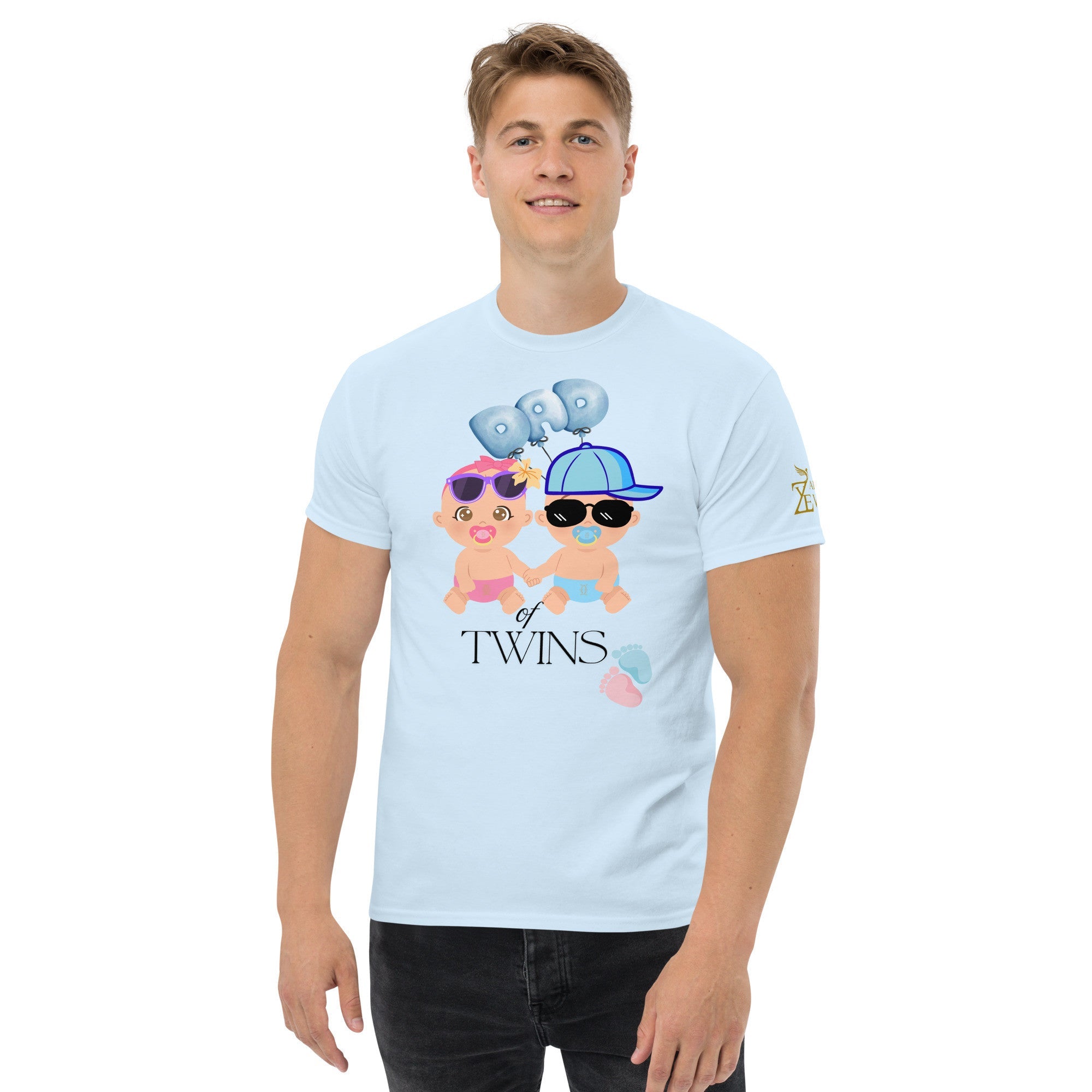 Dad of Twins T Shirt - Planet Store 123