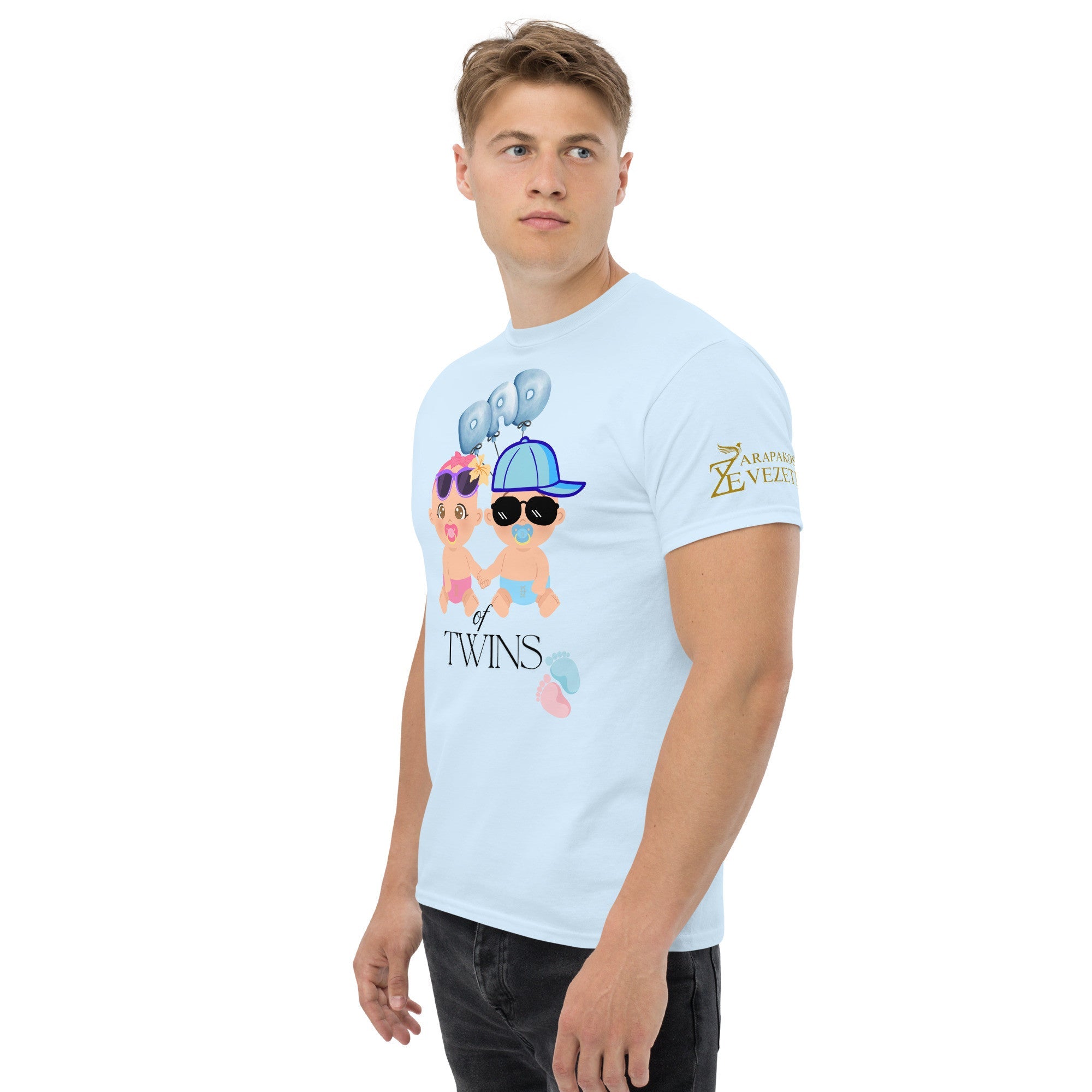 Dad of Twins T Shirt - Planet Store 123
