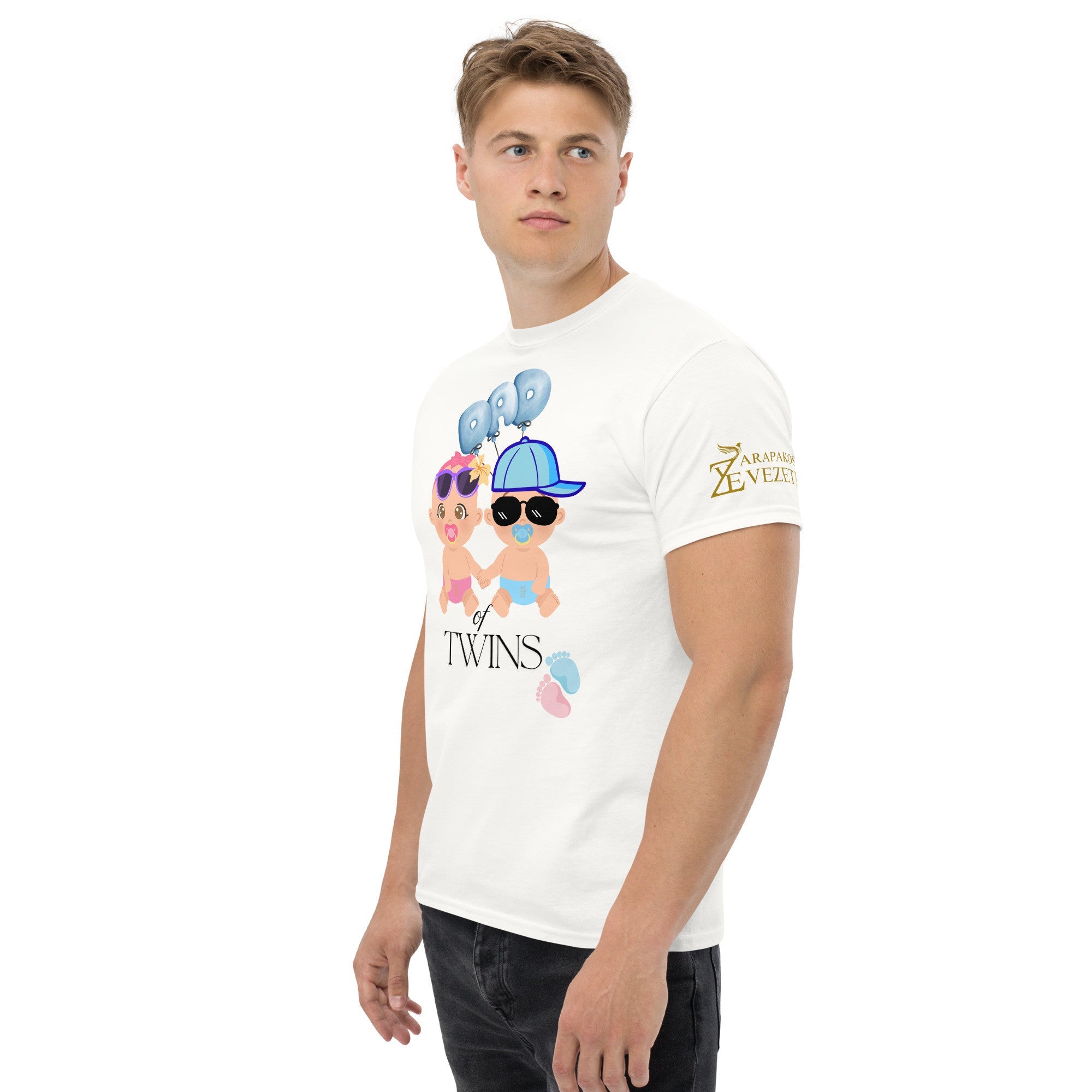 Dad of Twins T Shirt - Planet Store 123