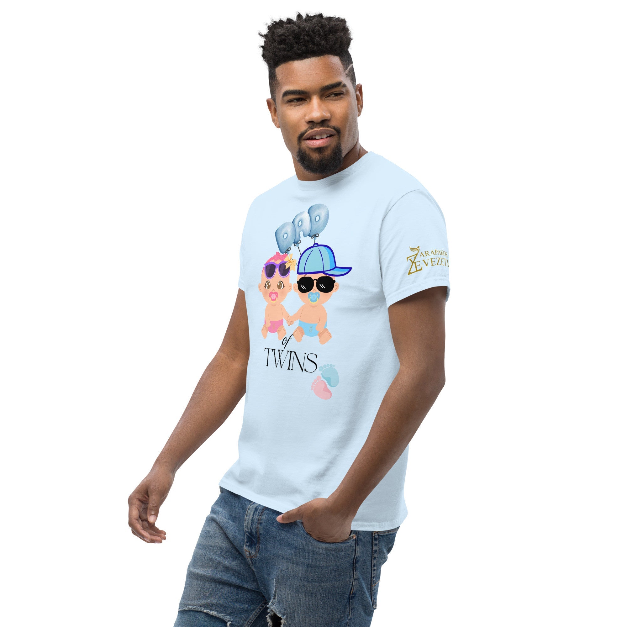Dad of Twins T Shirt - Planet Store 123