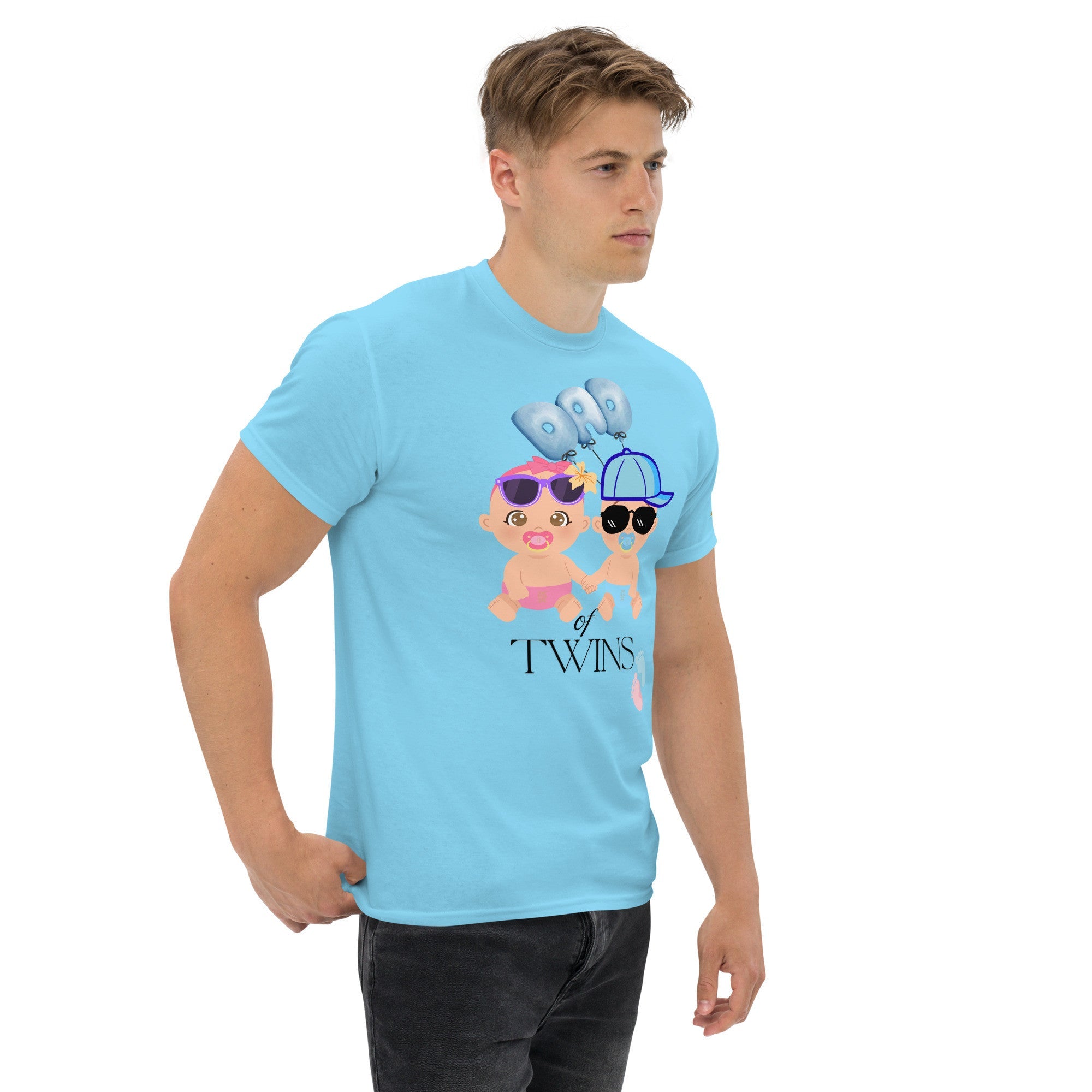 Dad of Twins T Shirt - Planet Store 123