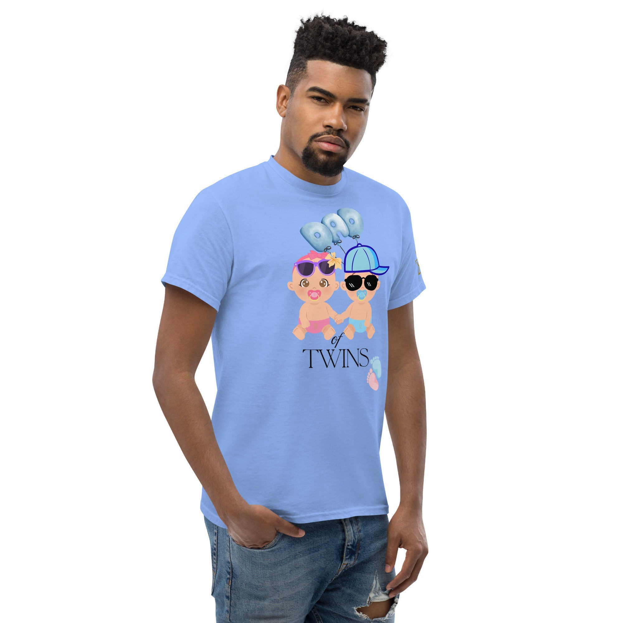 Dad of Twins T Shirt - Planet Store 123