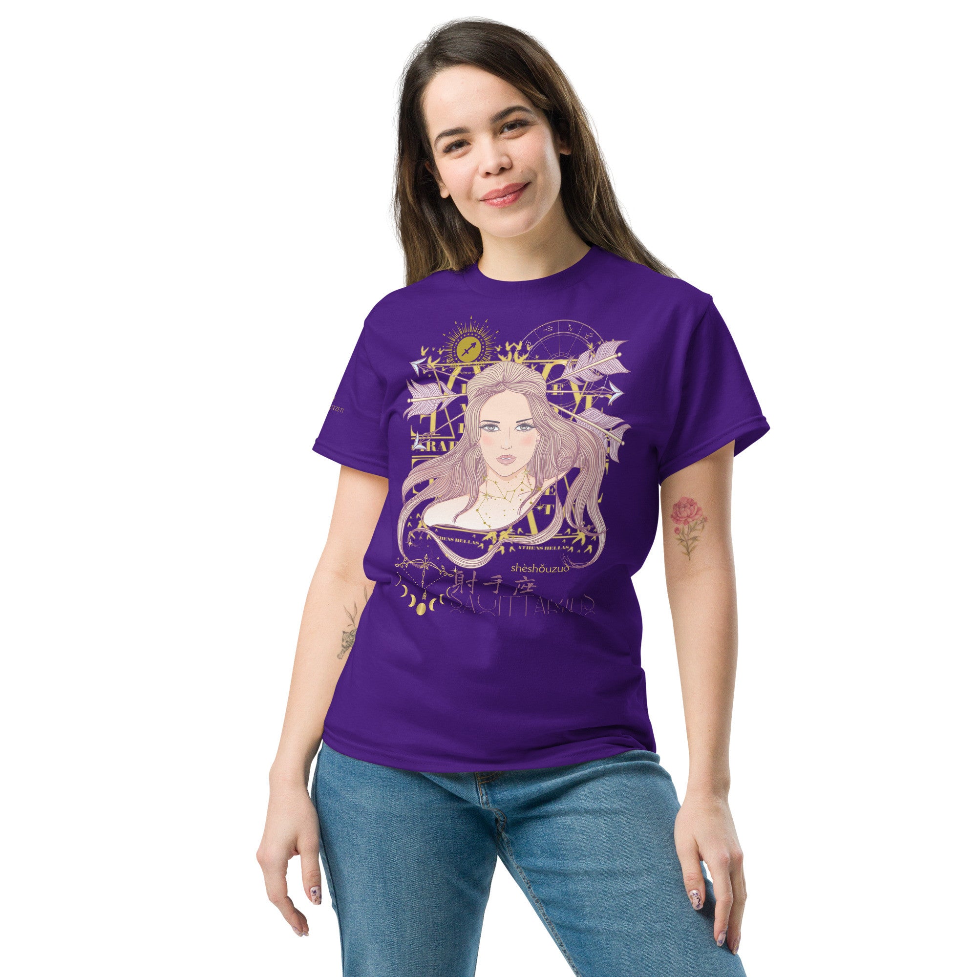 Sagittarius ♐ Women's T-shirt from the zodiac circle