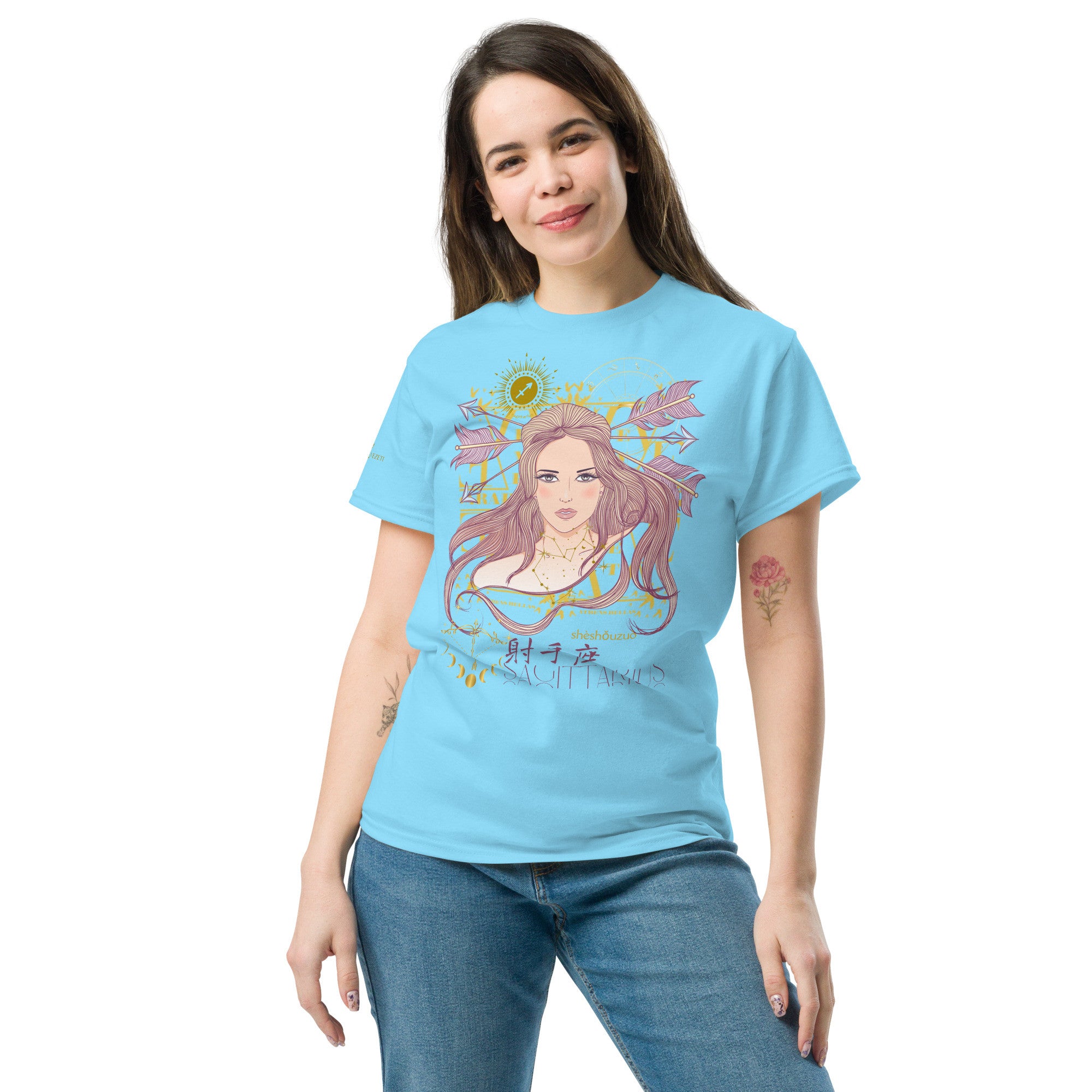 Sagittarius ♐ Women's T-shirt from the zodiac circle