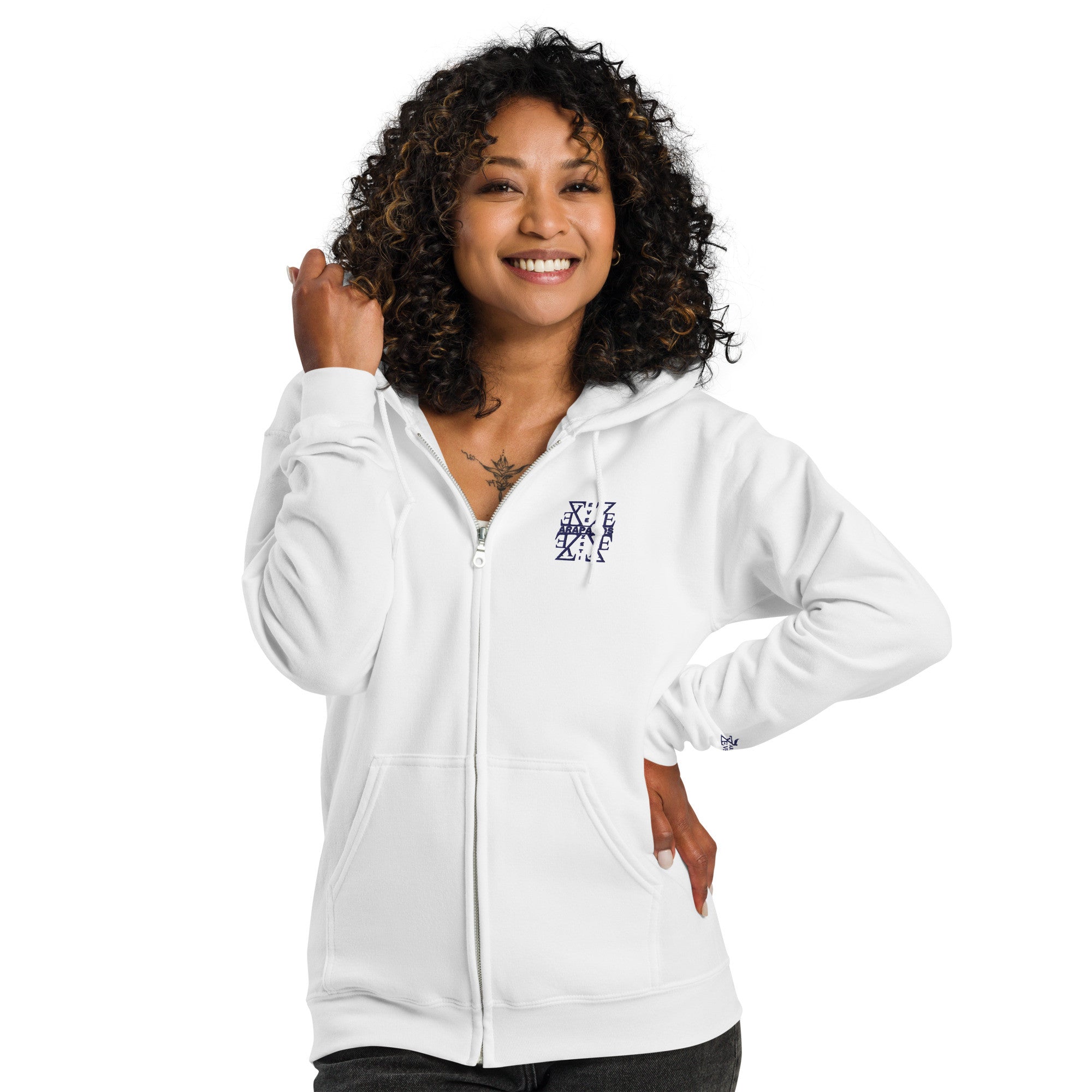 Women's blend zip hoodie