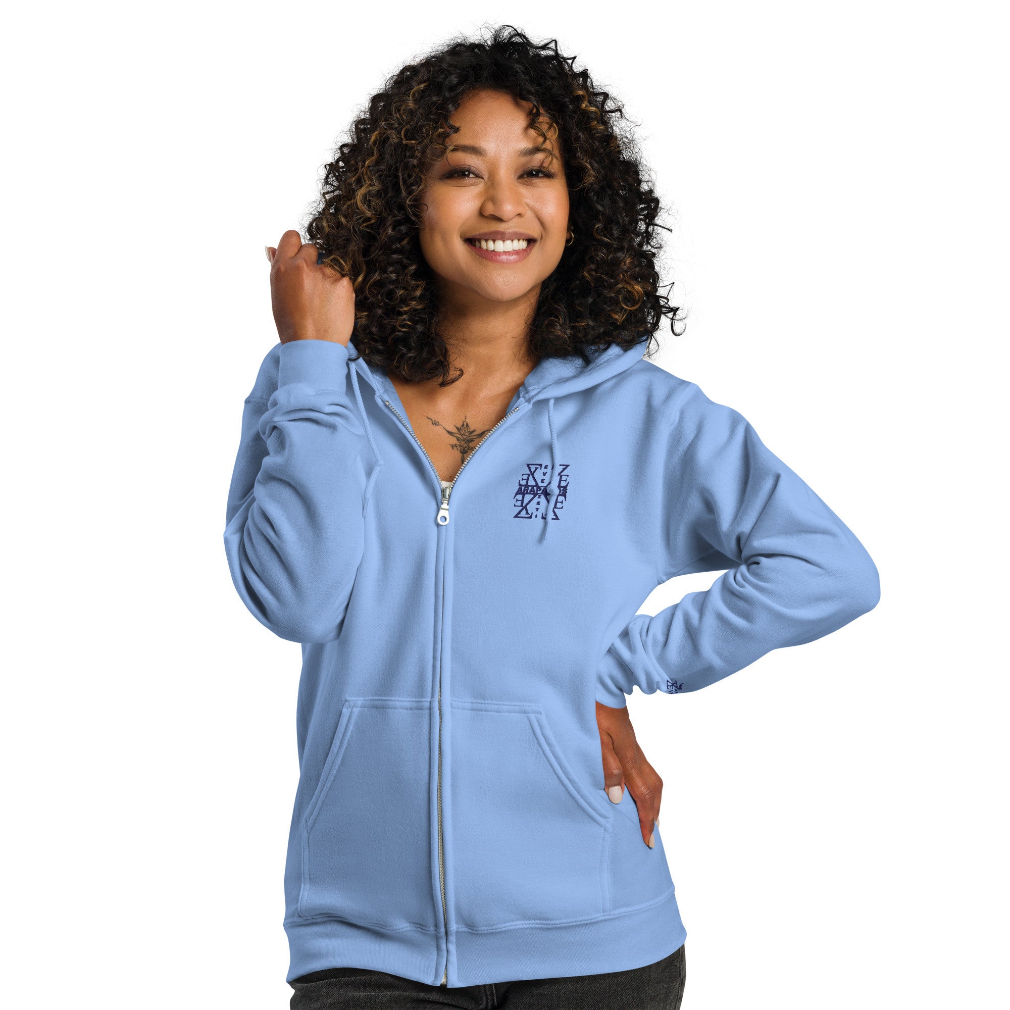 Women's blend zip hoodie