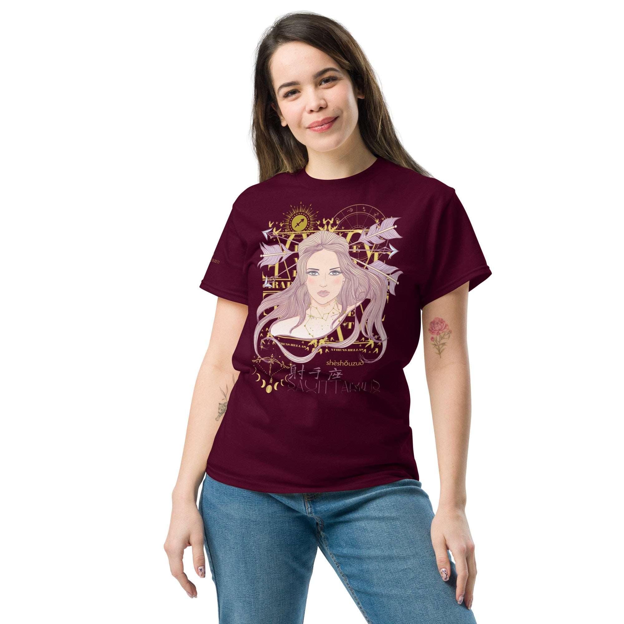Sagittarius ♐ Women's T-shirt from the zodiac circle