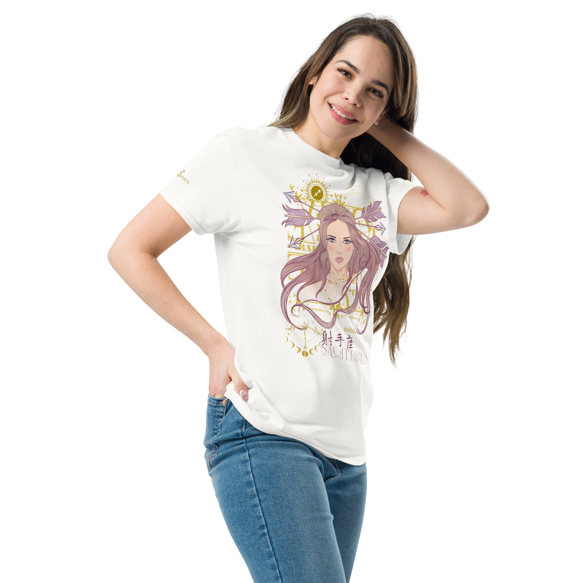 Sagittarius ♐ Women's T-shirt from the zodiac circle