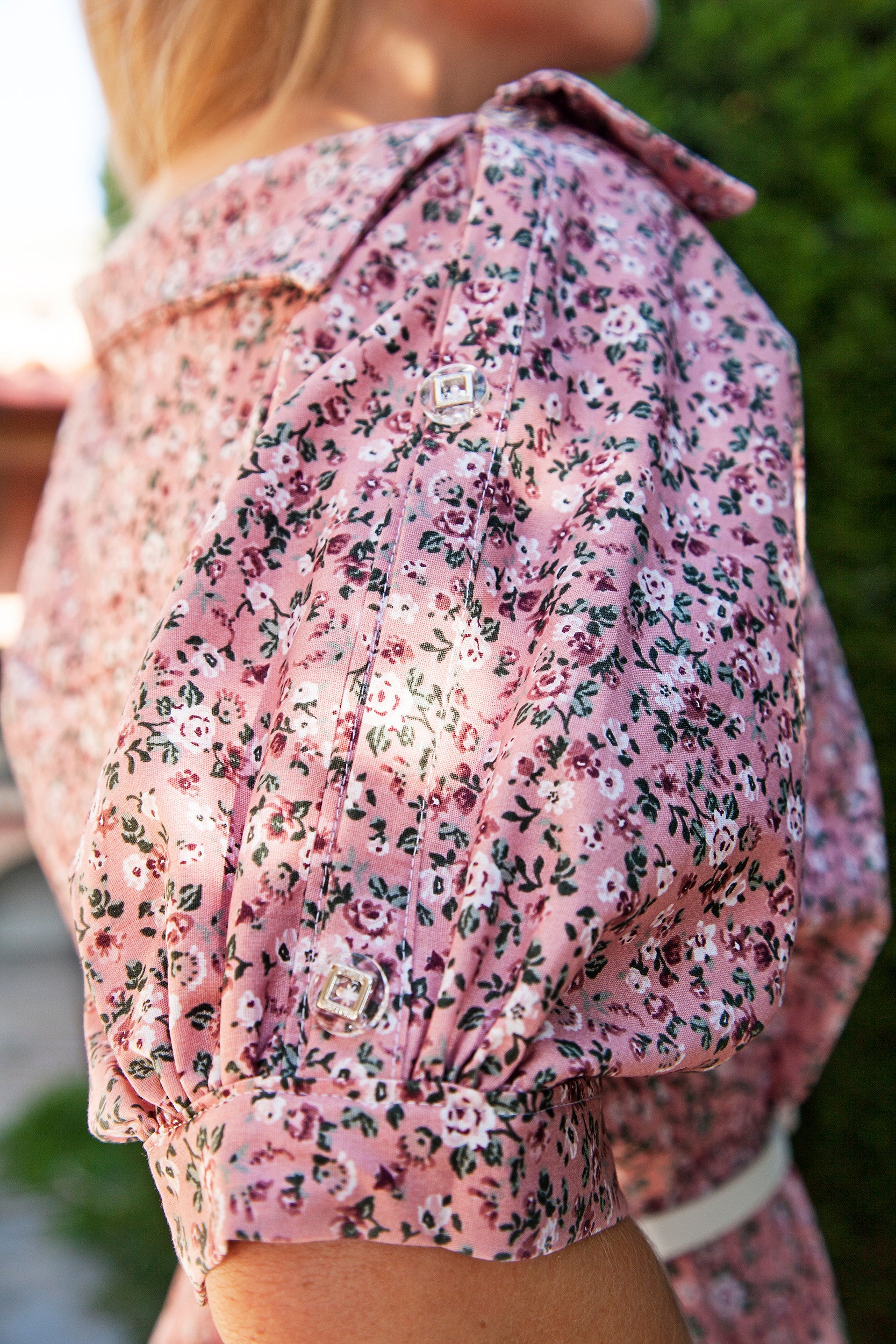 Shirt Dress  Floral Pink