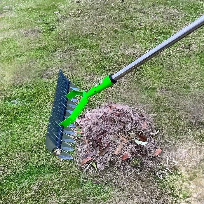 Gardening Tools Lawn Hay Rake Garden Deciduous Rake Soil Ripper Garden Soil Rake - Planet Store 123