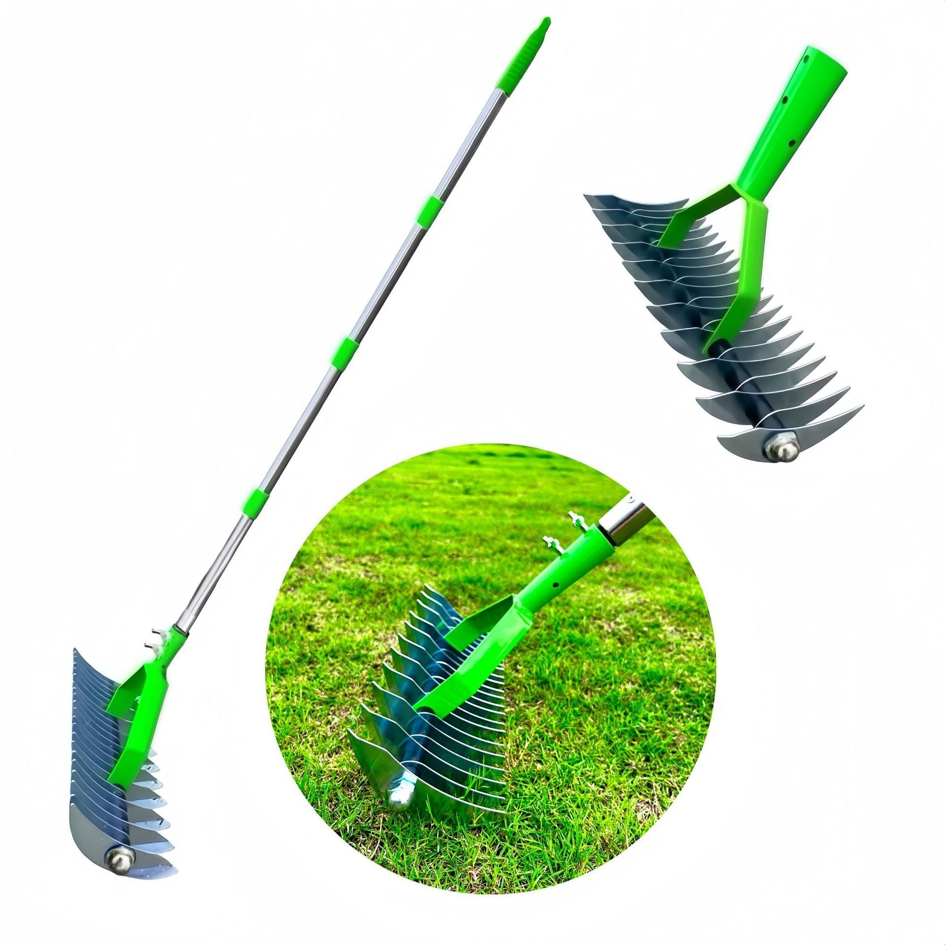 Gardening Tools Lawn Hay Rake Garden Deciduous Rake Soil Ripper Garden Soil Rake - Planet Store 123