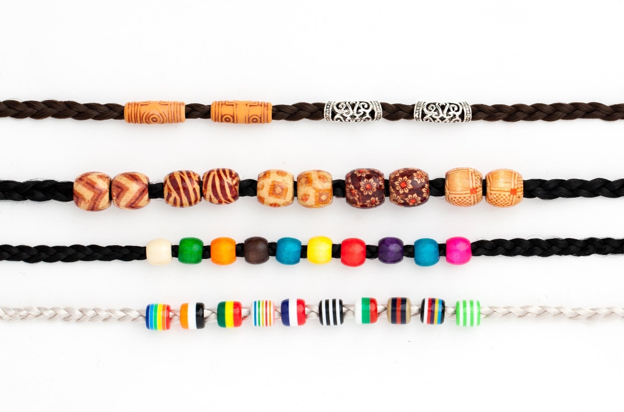 Hajgyöngy műanyag kicsi színes AFROline - Planet Store 123