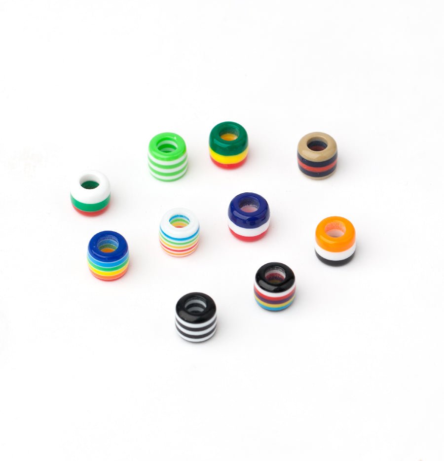 Hajgyöngy műanyag kicsi színes AFROline - Planet Store 123