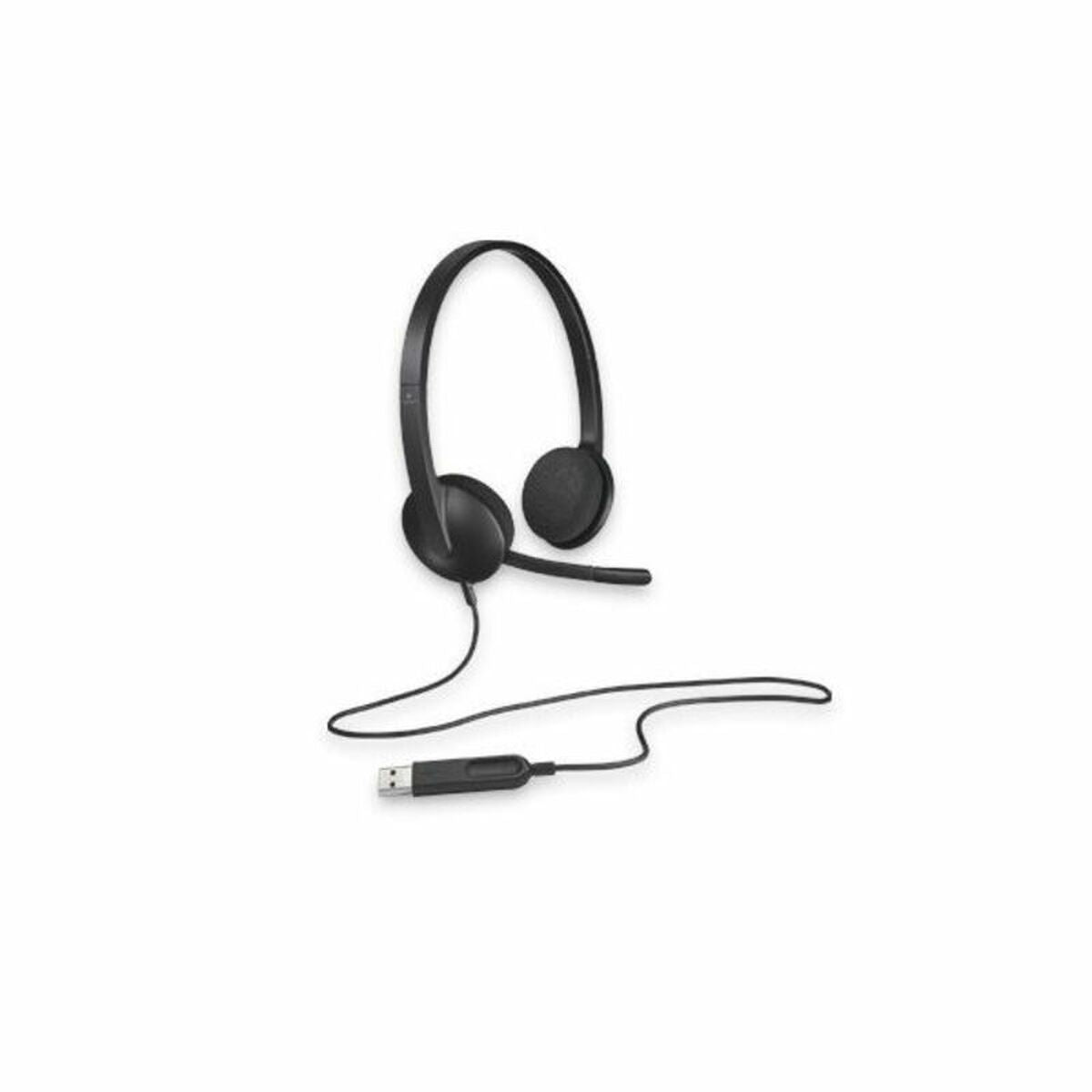 Headphones with Microphone Logitech 981 - 000475 Black - Planet Store 123