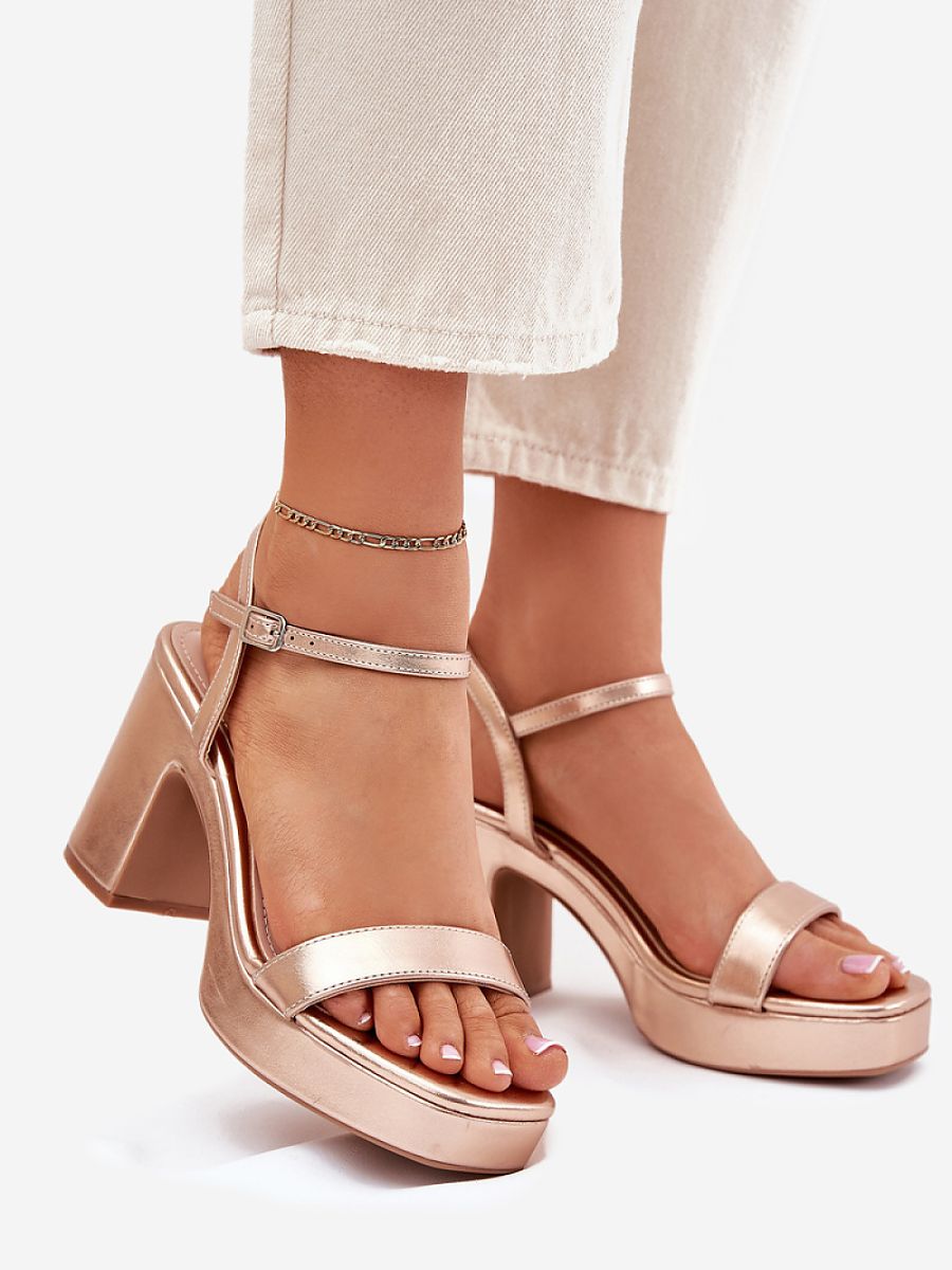 Heel sandals model 214092 Step in style - Planet Store 123
