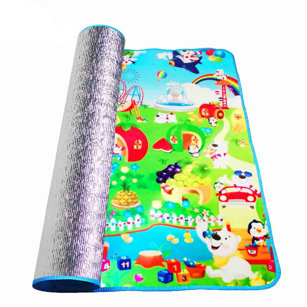 Play mat for children-blue