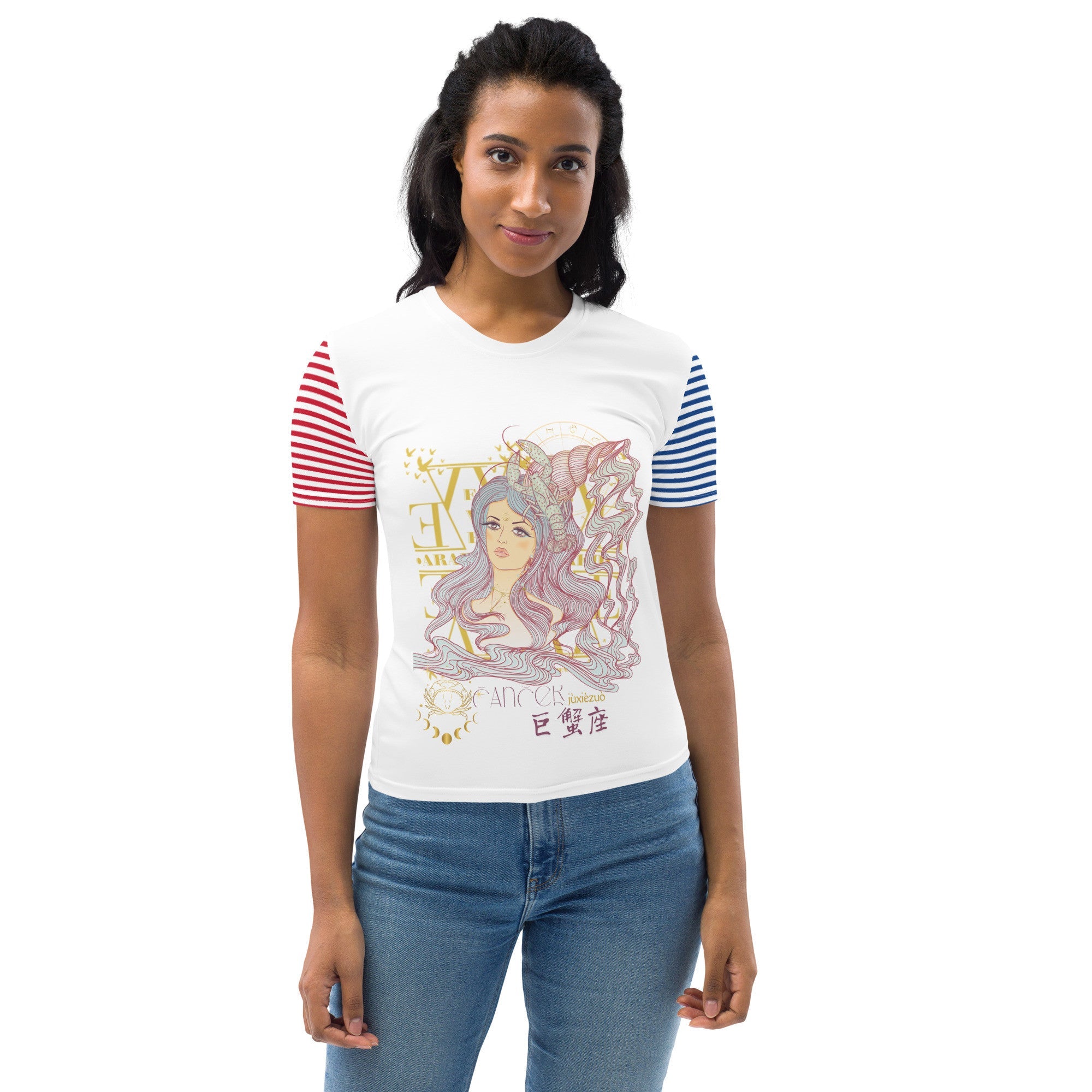 Καρκίνος ♋ Γυναικεία Μπλούζα Women's T-shirt Cancer - Planet Store 123