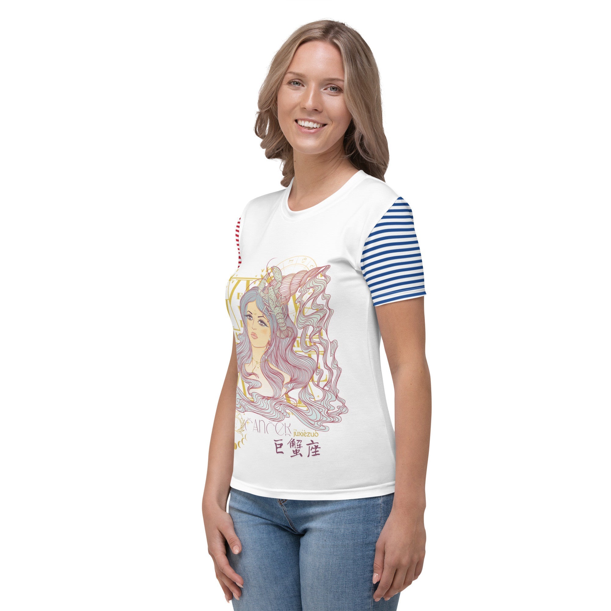 Καρκίνος ♋ Γυναικεία Μπλούζα Women's T-shirt Cancer - Planet Store 123