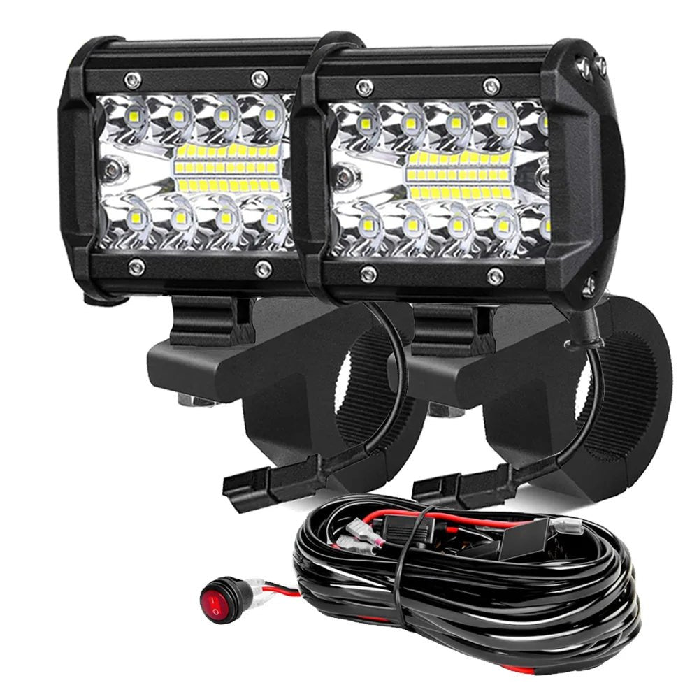 LED Work Light Bar Car 4X4 Spotlights Flood Combo LED Headlights - Planet Store 123