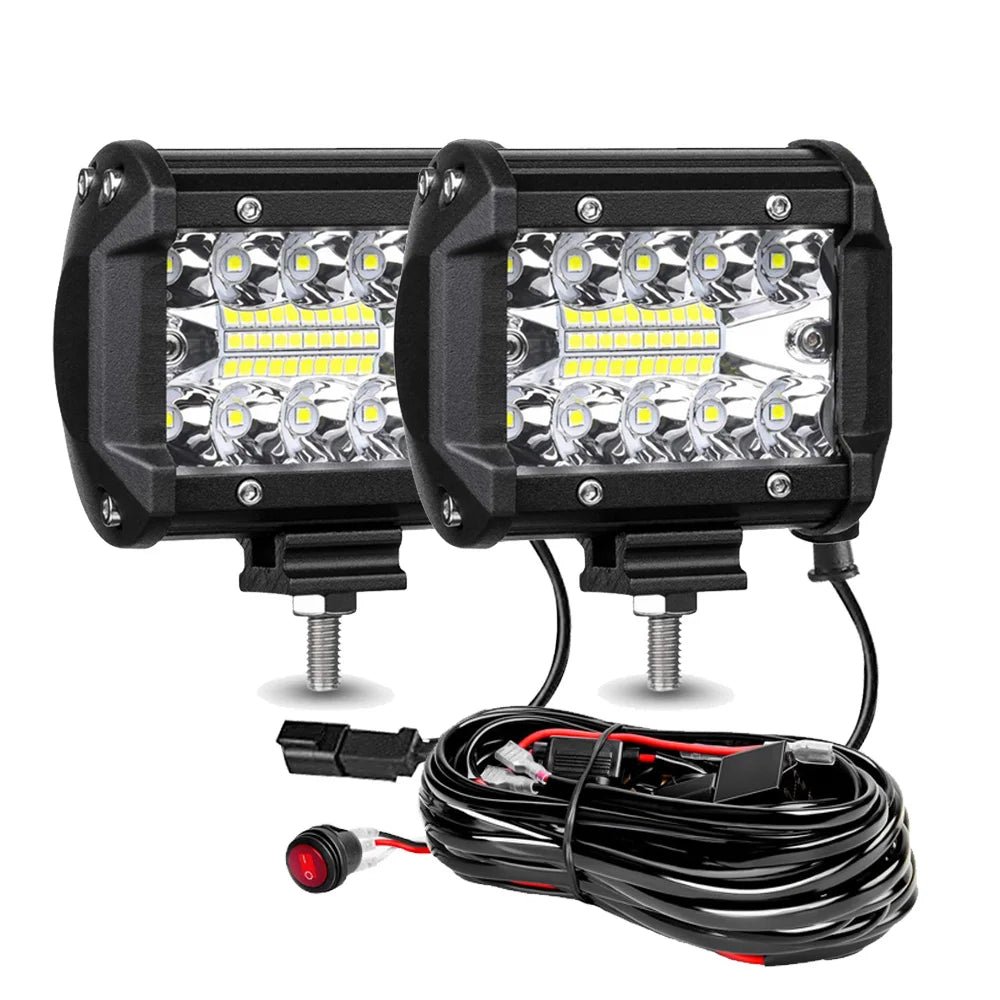 LED Work Light Bar Car 4X4 Spotlights Flood Combo LED Headlights - Planet Store 123