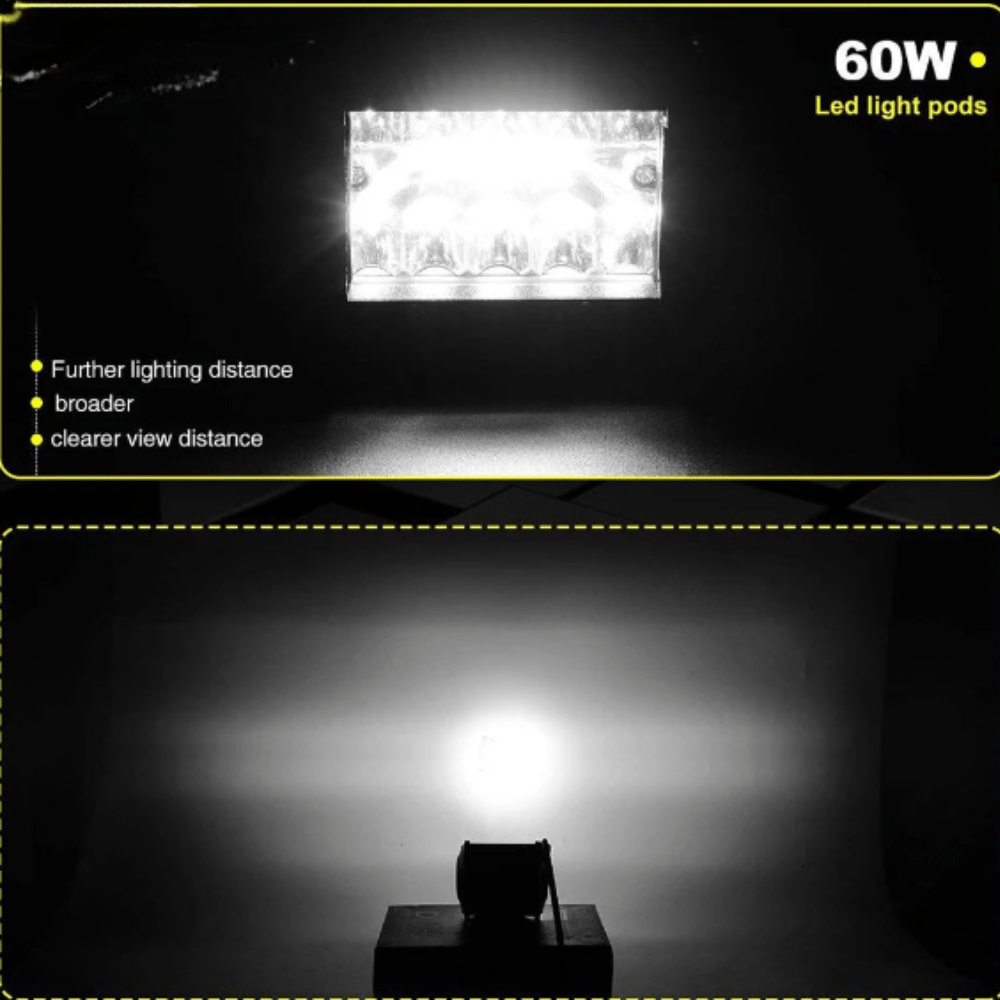 LED Work Light Bar Car 4X4 Spotlights Flood Combo LED Headlights - Planet Store 123
