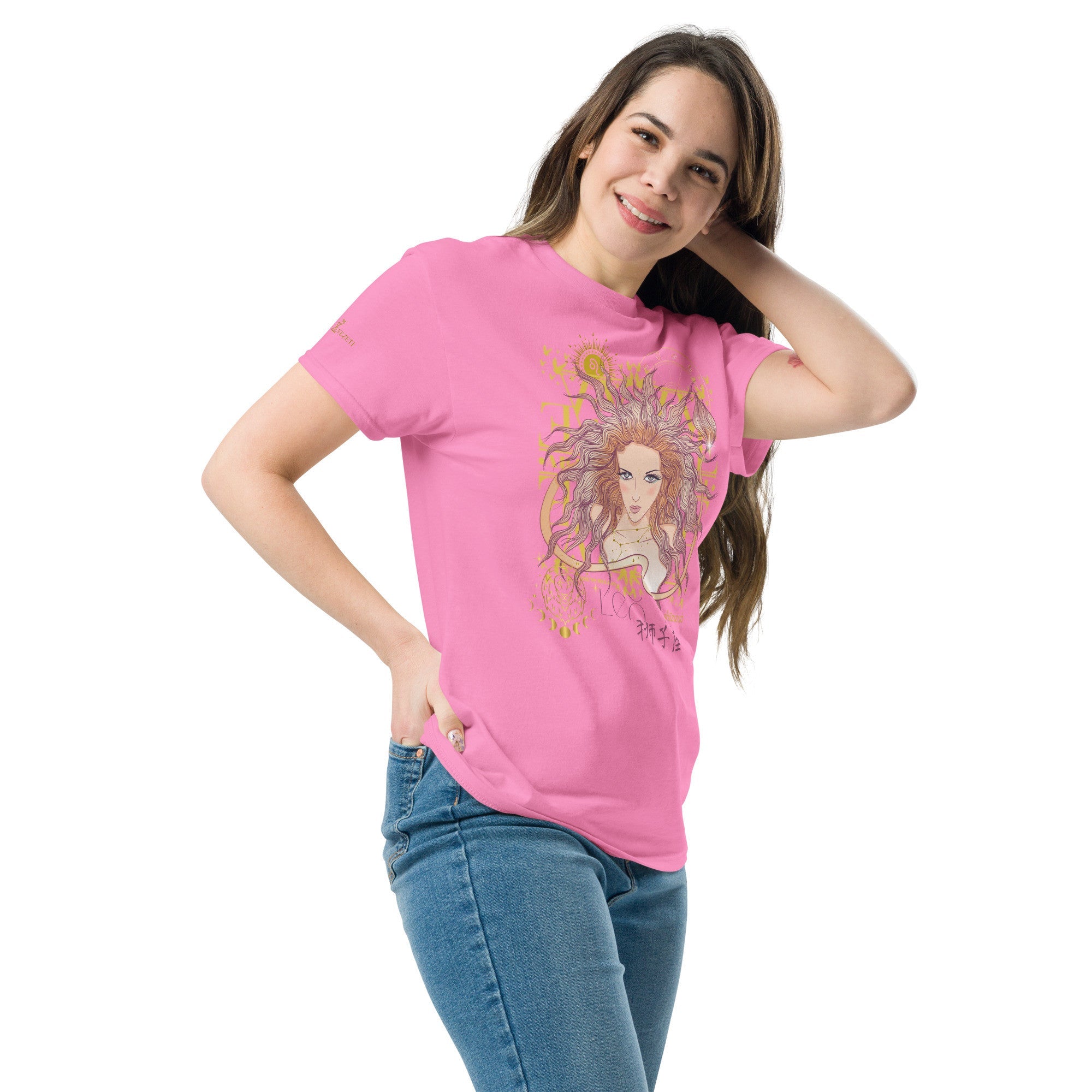 Leo ♌ Women's T-shirt from the zodiac circle - Planet Store 123