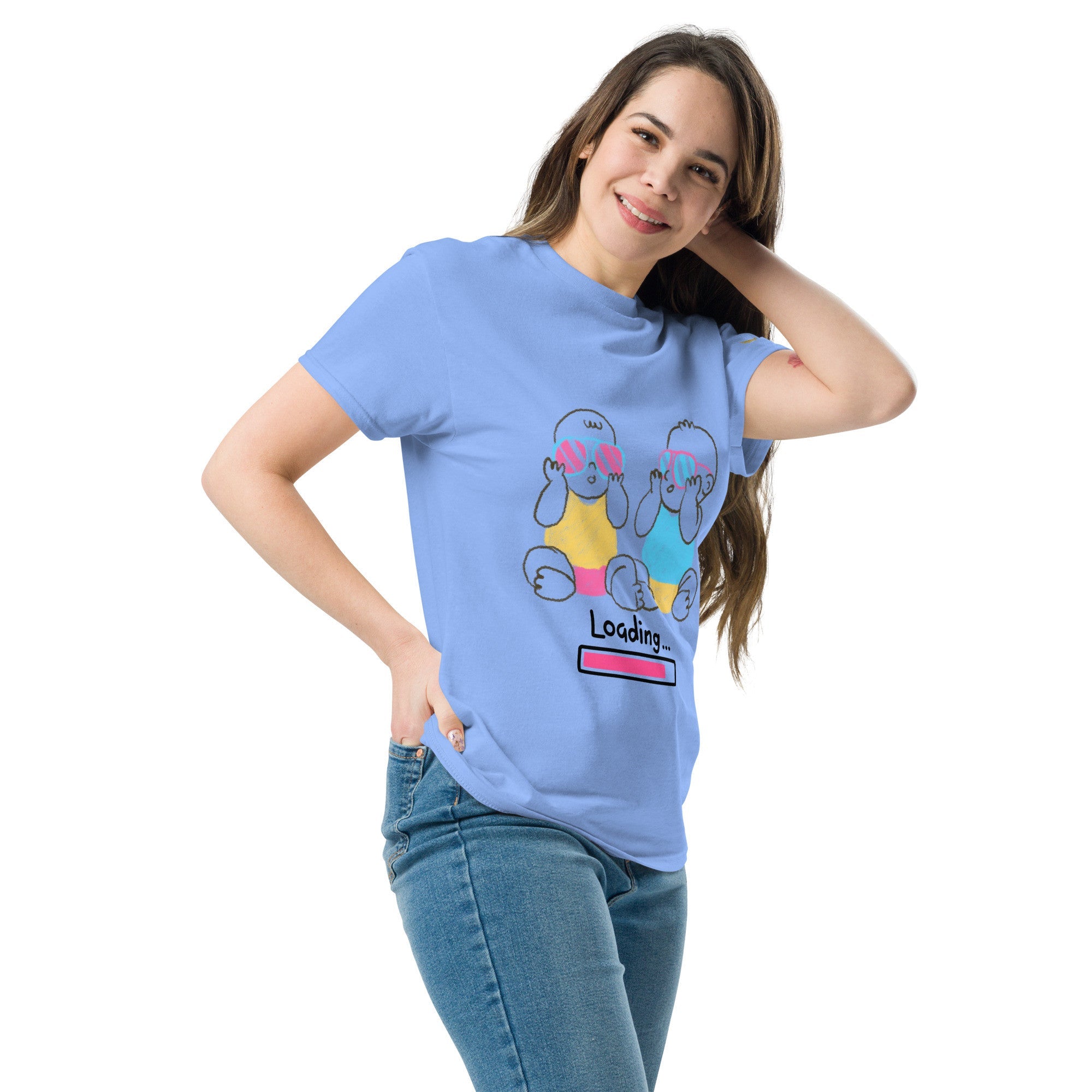 Mom of Twins Loading T Shirt - Planet Store 123