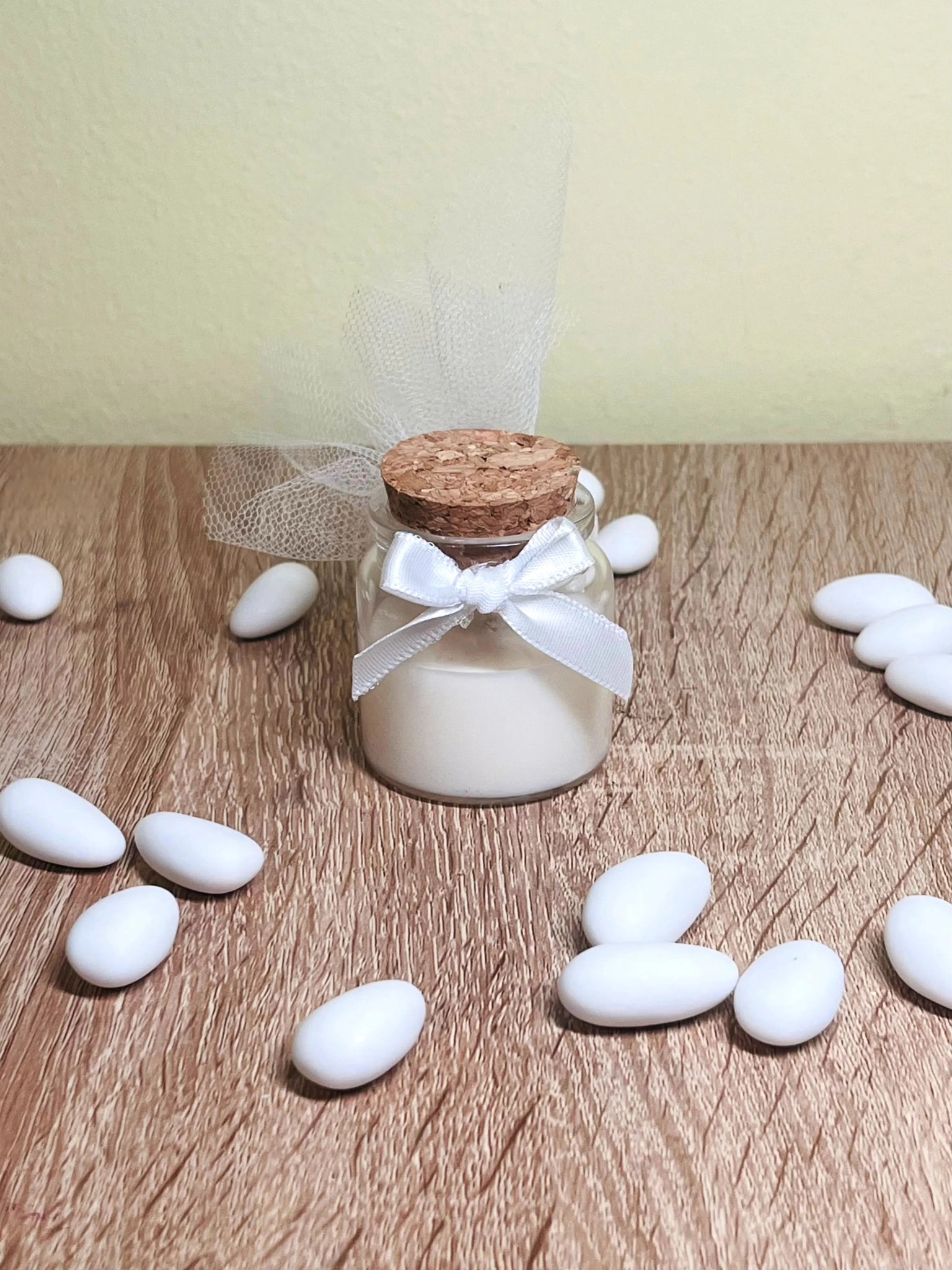 Μπομπονιέρα - Κερί σε γυάλινο βαζάκι - Planet Store 123