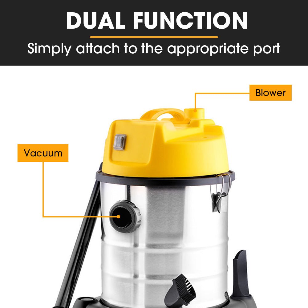 NNEDSZ Unimac 20L 1400W Wet and Dry Vacuum Cleaner, with Blower, for Car, Workshop, Carpet - Planet Store 123