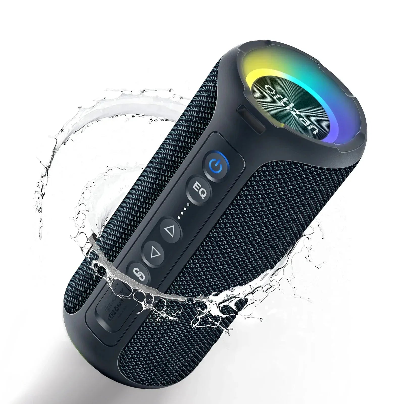 NNEOBA 40W Waterproof Bluetooth Speaker with LED Light (Black) - Planet Store 123