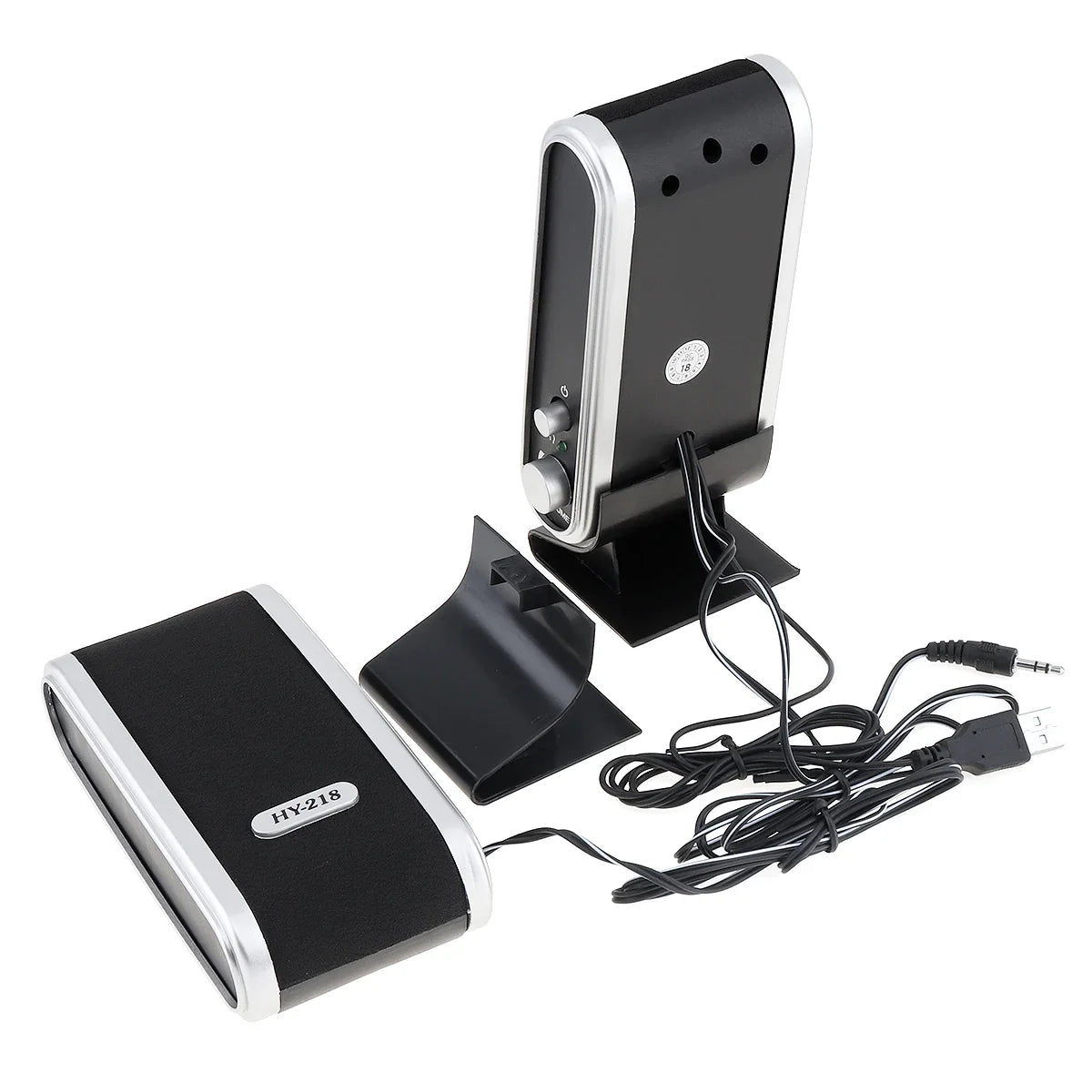 NNEOBA 6W USB Wired Stereo Speakers for PC Laptop (White) - Planet Store 123