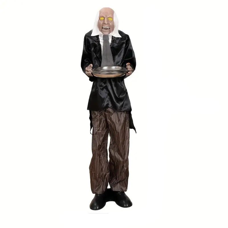 NNETM Halloween Butler Skeleton With Tray - Planet Store 123