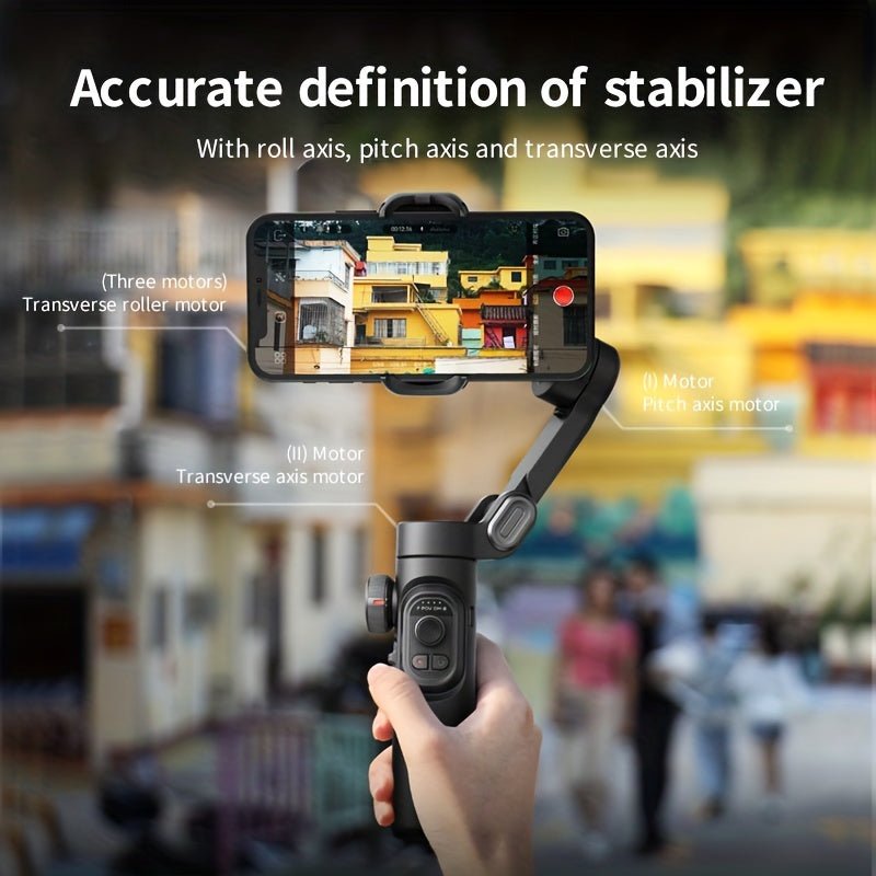NNETM Handheld Gimbal Stabilizer for Smartphones (3 - Axis) - Planet Store 123