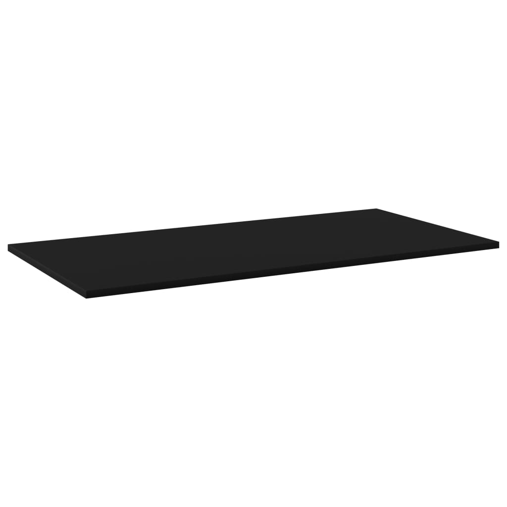 NNEVL Bookshelf Boards 4 pcs Black 100x50x1.5 cm Chipboard - Planet Store 123